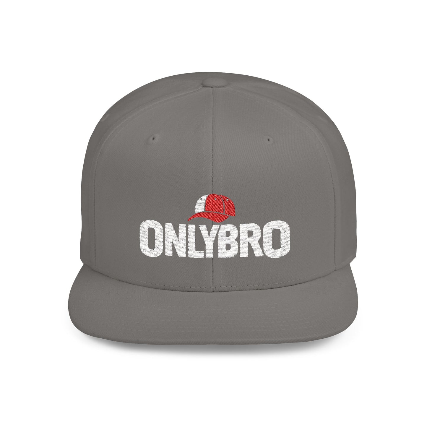 ONLYBRO Flat Bill Snapback Hat - Bold Style for Casual Outings