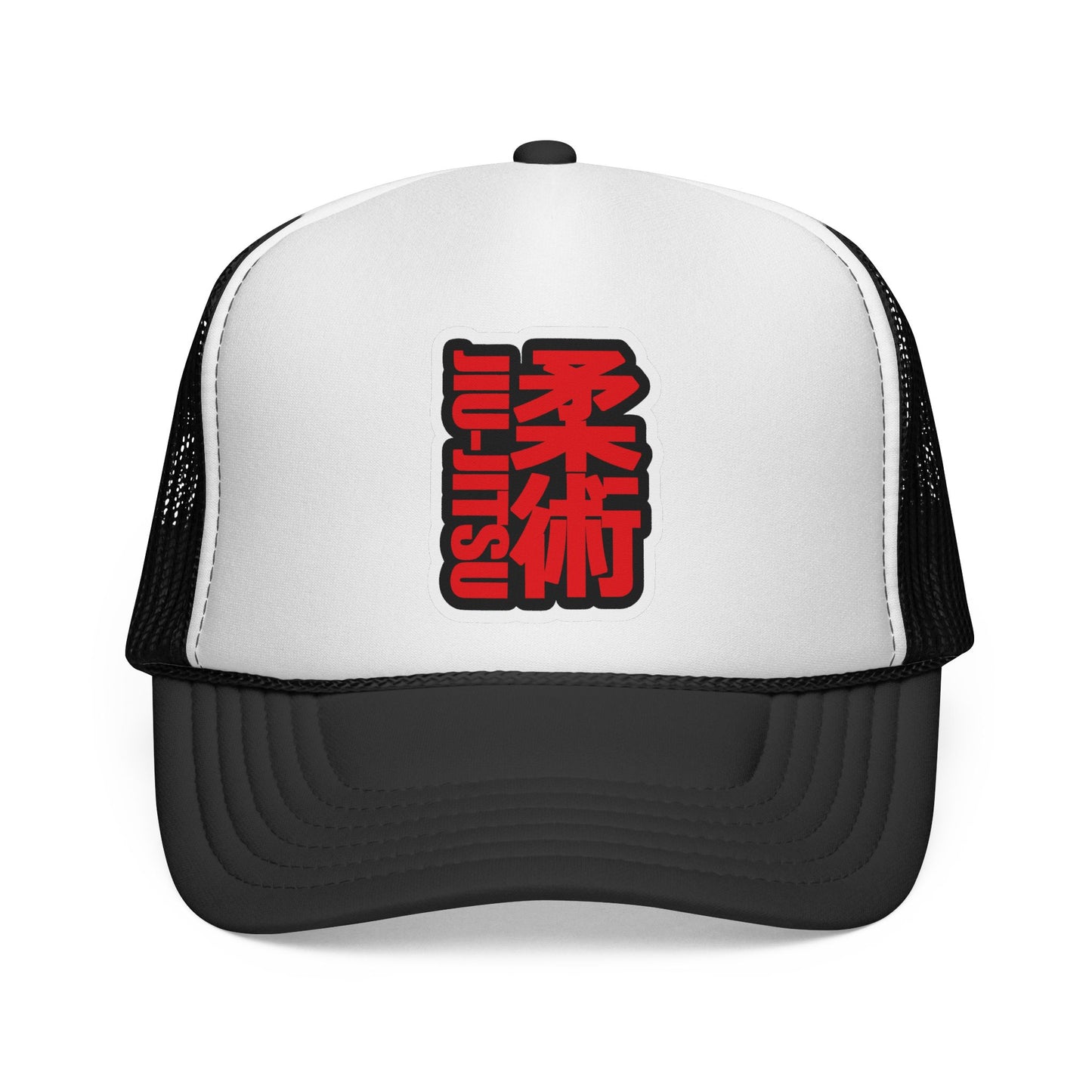 Czapka Jiu-Jitsu Trucker – czerwona czapka Kanji Martial Arts