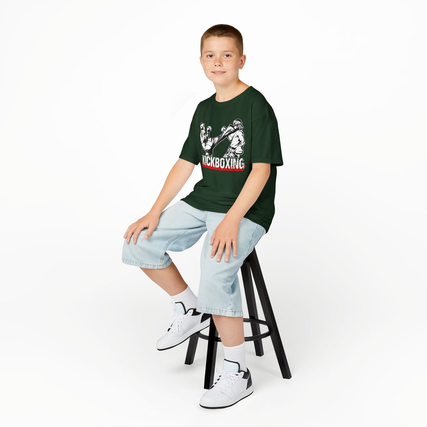 Kids Kickboxing Cotton T-Shirt OnlyBro KB8