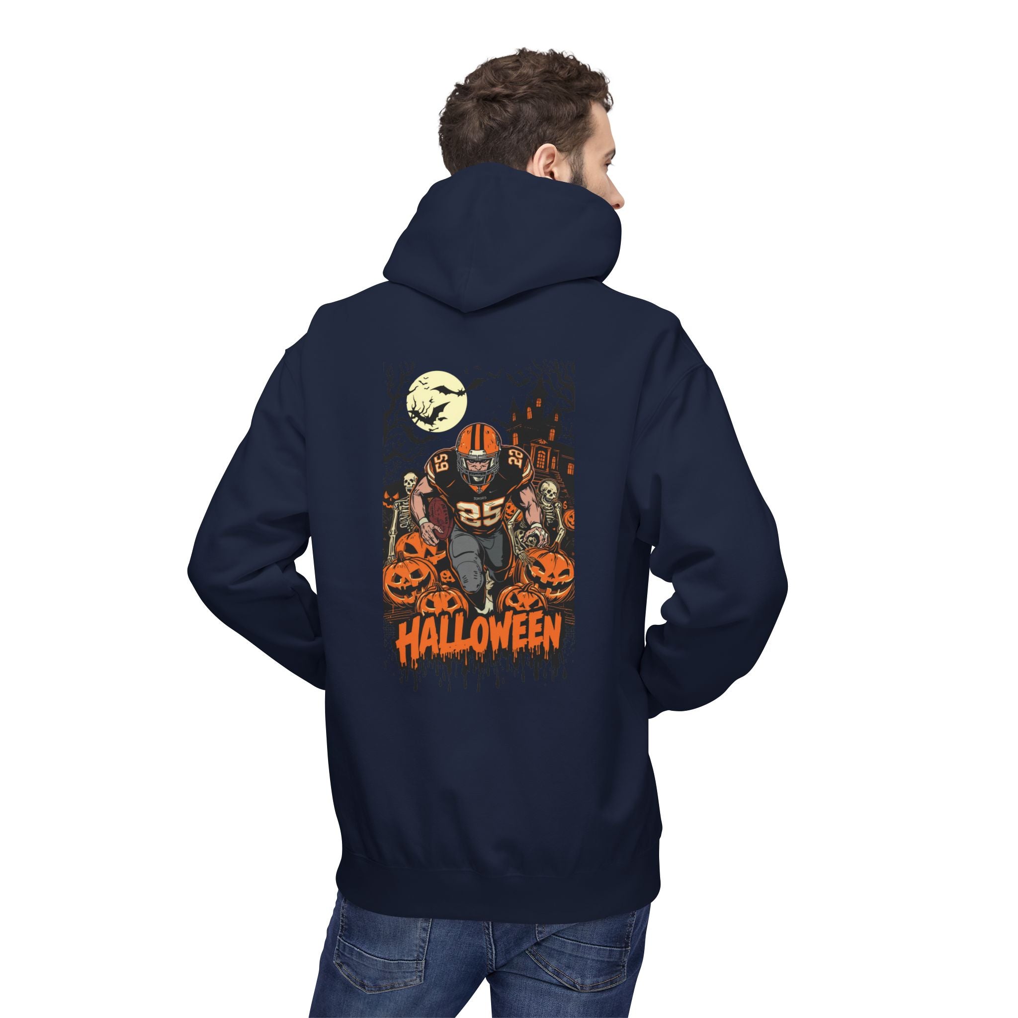Bluza z kapturem z polaru Halloween H11