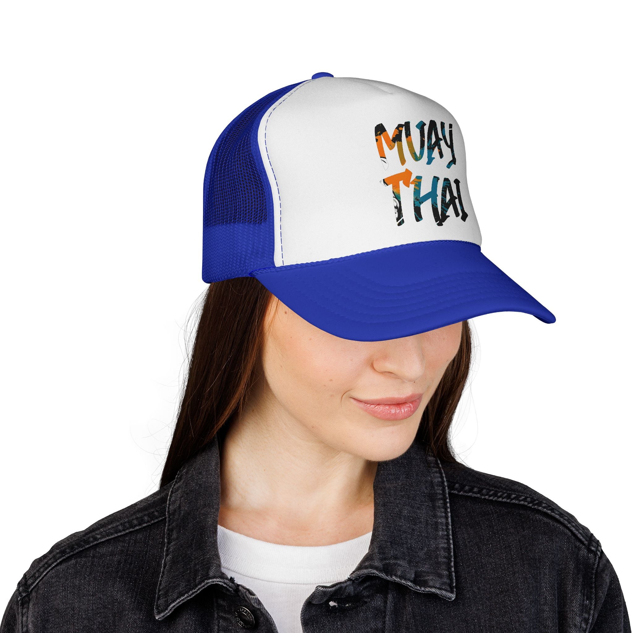 Czapka typu trucker do muay thai – oddychająca siateczkowa czapka typu snapback dla zawodników i kibiców