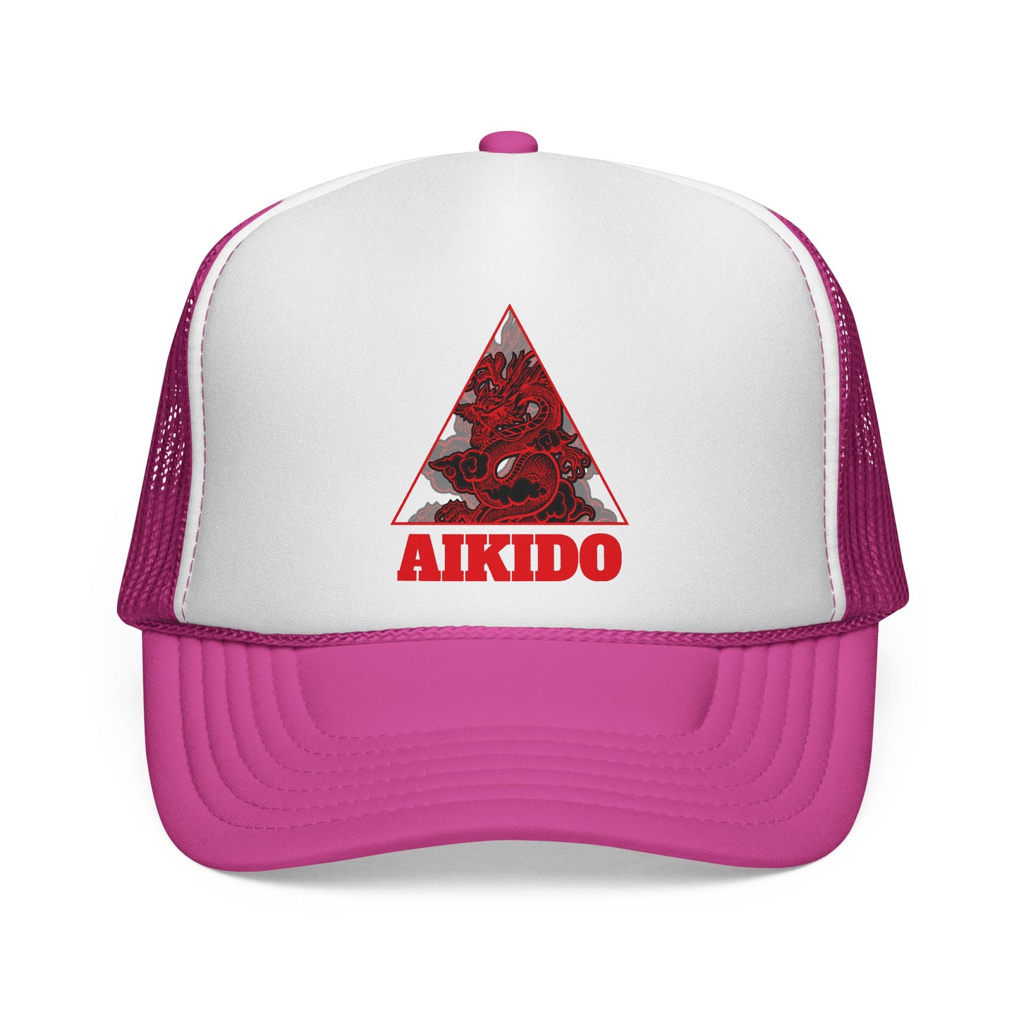 Czapka typu trucker Aikido — Red Dragon Triangle Martial Arts Hat