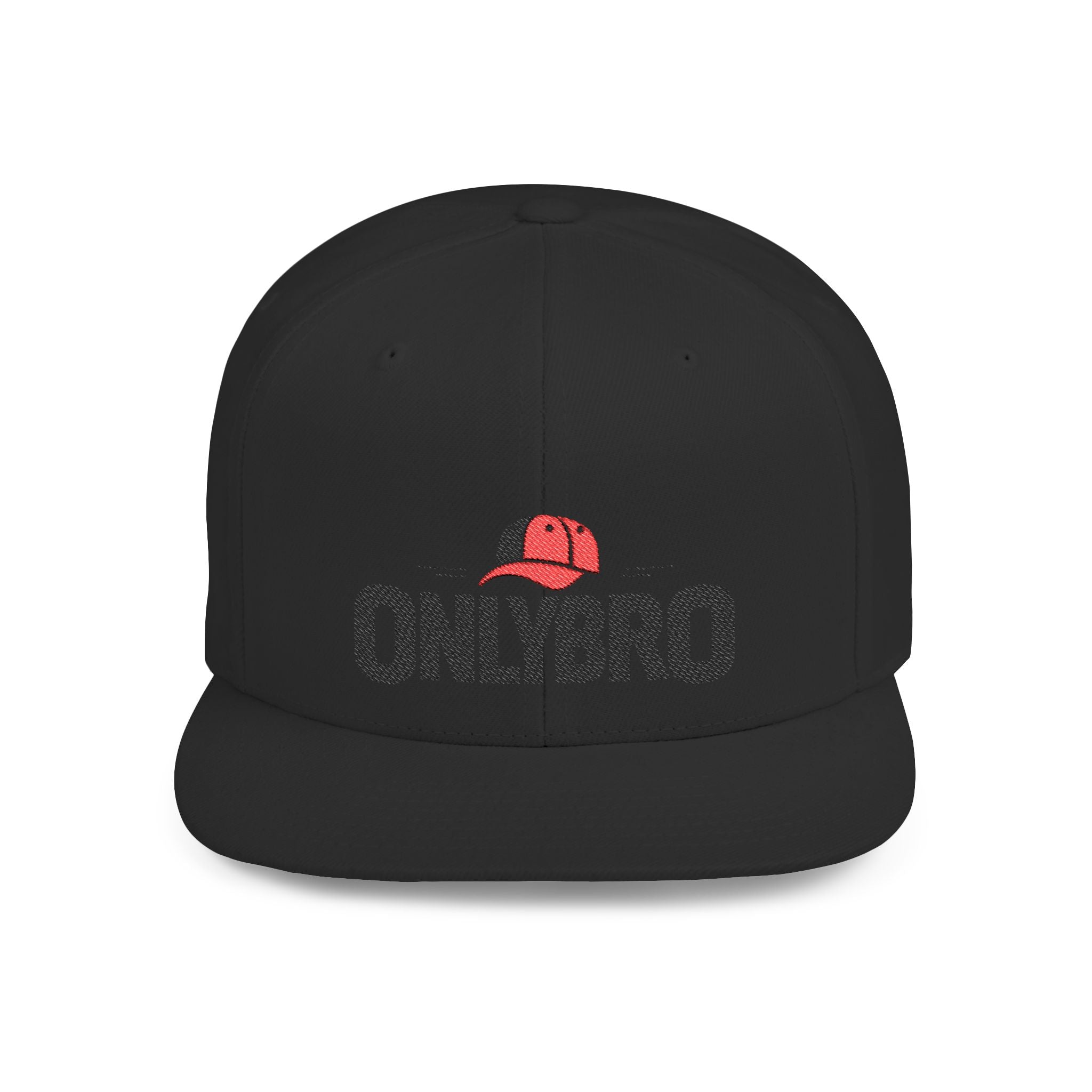 Nowoczesna czapka typu snapback z płaskim daszkiem - ONLYBRO