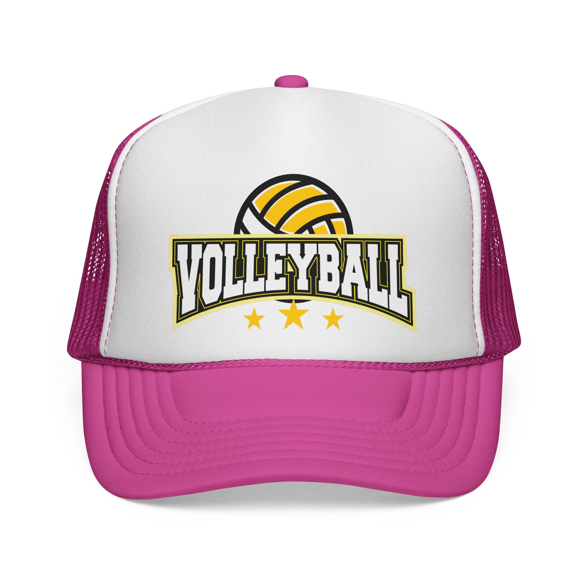 Czapka typu trucker do siatkówki — czapka z siateczki z logo drużyny w stylu vintage