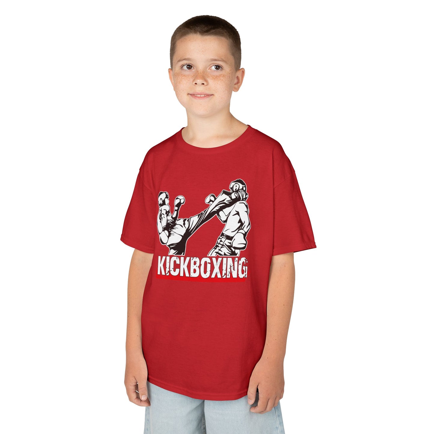 Kids Kickboxing Cotton T-Shirt OnlyBro KB8
