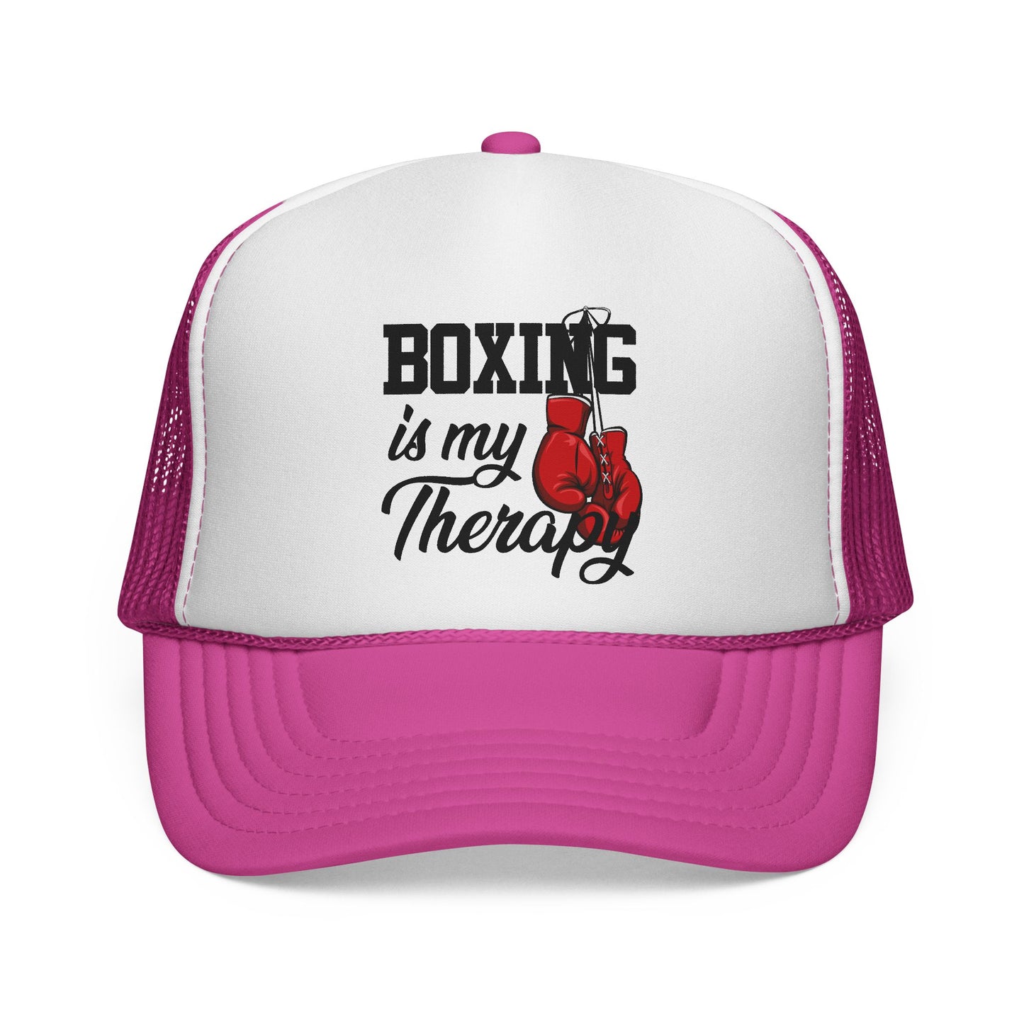 Czapka typu trucker „Boks to moja terapia”