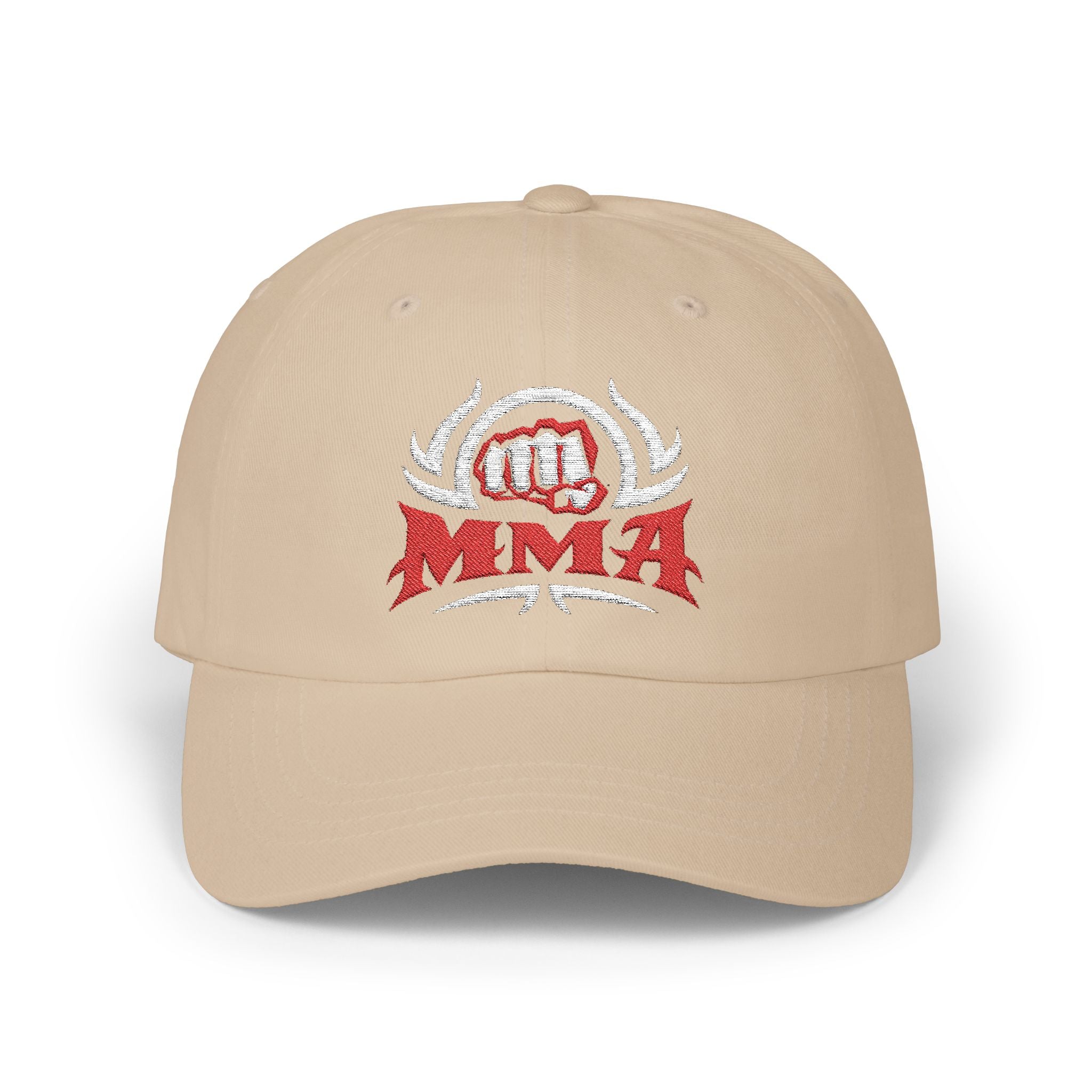 Czapka baseballowa MMA1 v2 Classic Dad Cap – haftowana, regulowana czapka bejsbolówka dla zawodników i kibiców