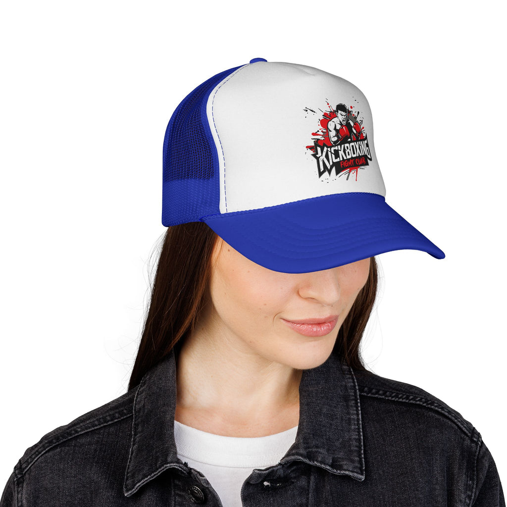 Czapka typu trucker z motywem kickboxingu Fight Club — czapka treningowa Retro MMA
