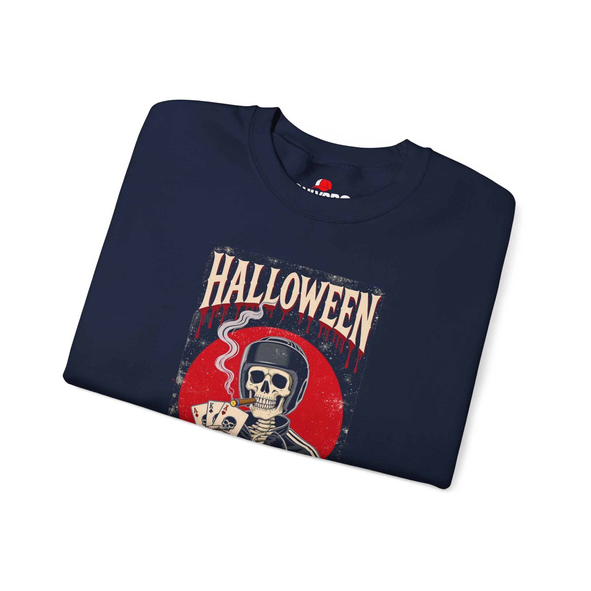 Bluza z okrągłym dekoltem „Halloween Skeleton” H25