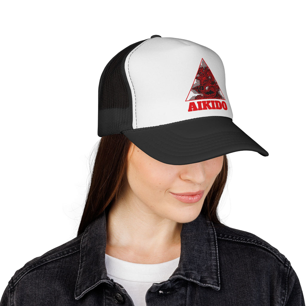 Czapka typu trucker Aikido — Red Dragon Triangle Martial Arts Hat
