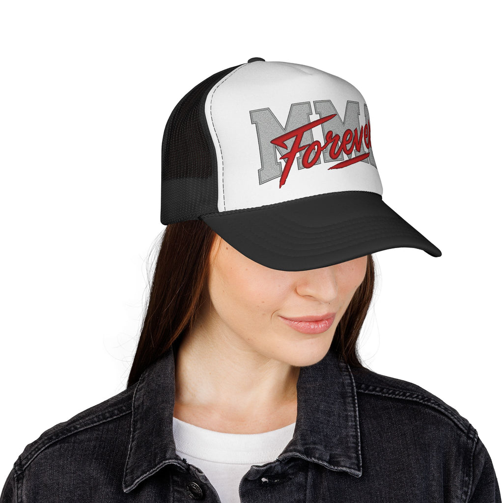 Czapka typu trucker Mama Forever — Retro Script Mom Hat