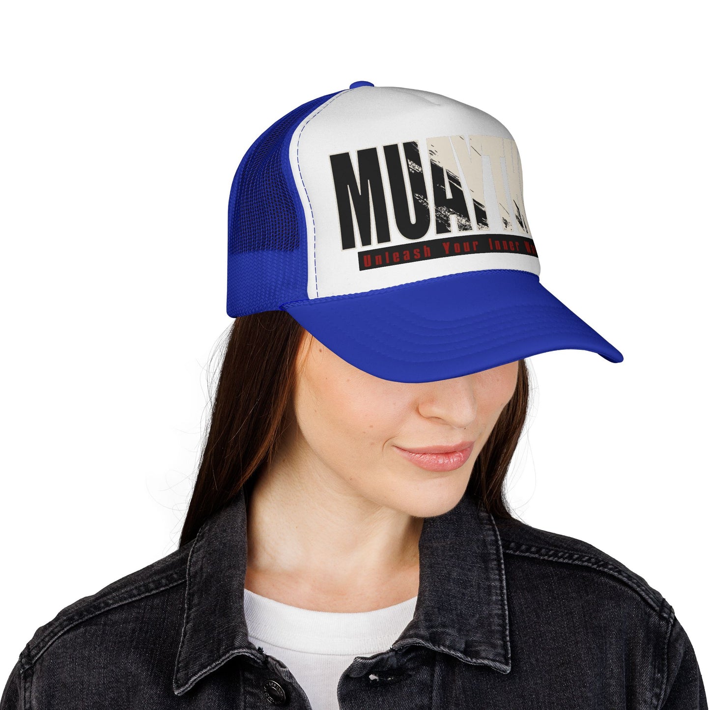 Czapka typu trucker MMA — czapka z siateczki „Uwolnij swojego wewnętrznego wojownika”