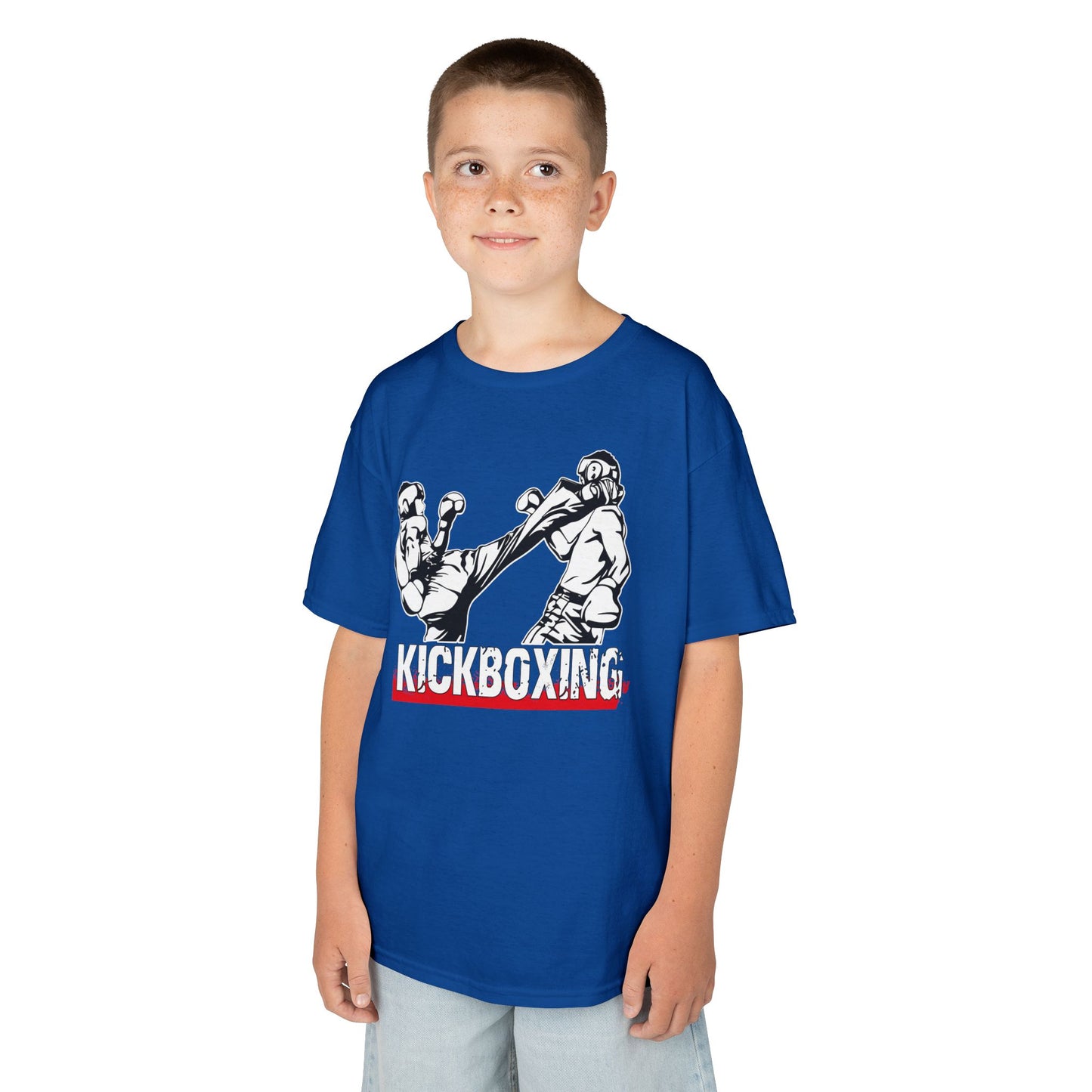 Kids Kickboxing Cotton T-Shirt OnlyBro KB8