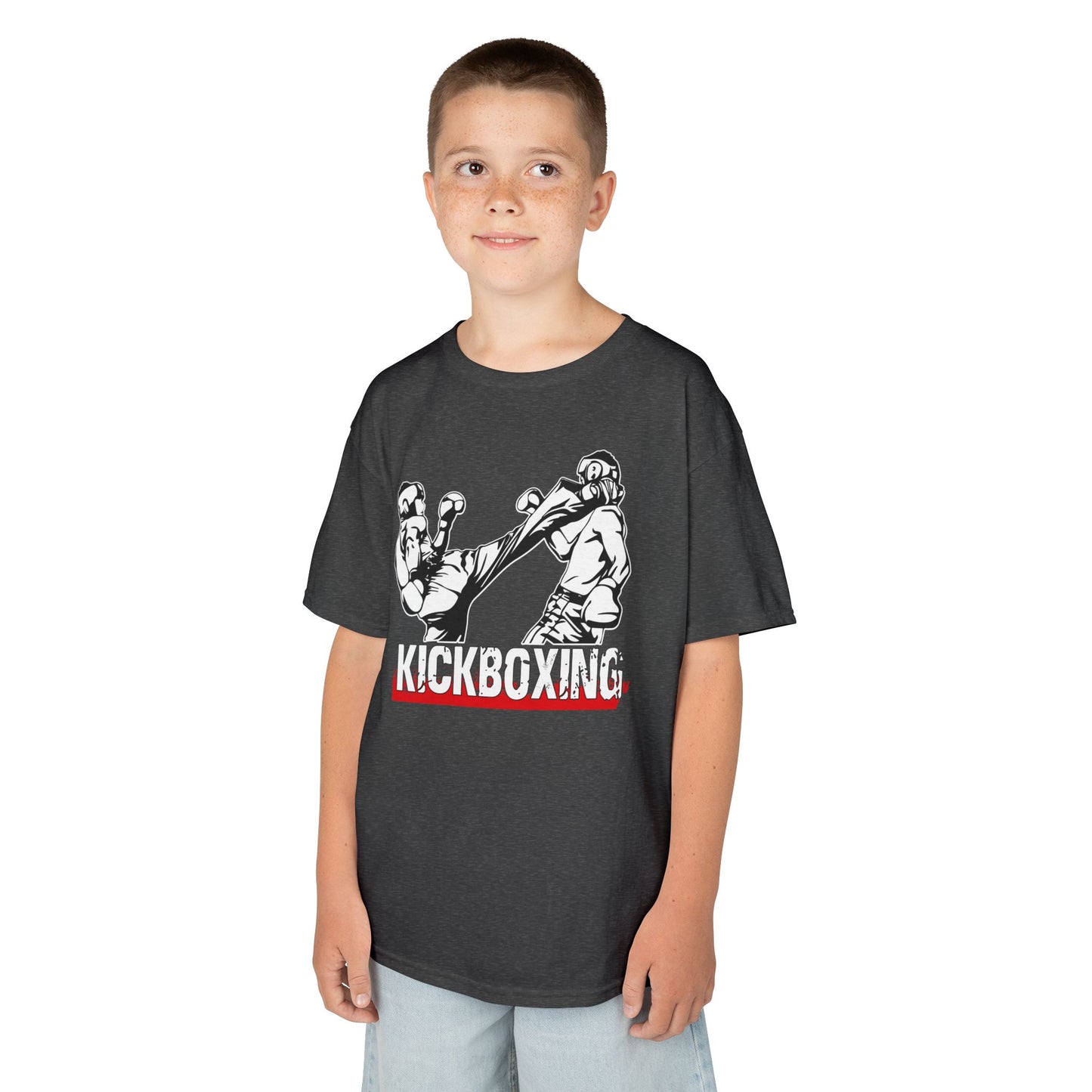 Kids Kickboxing Cotton T-Shirt OnlyBro KB8