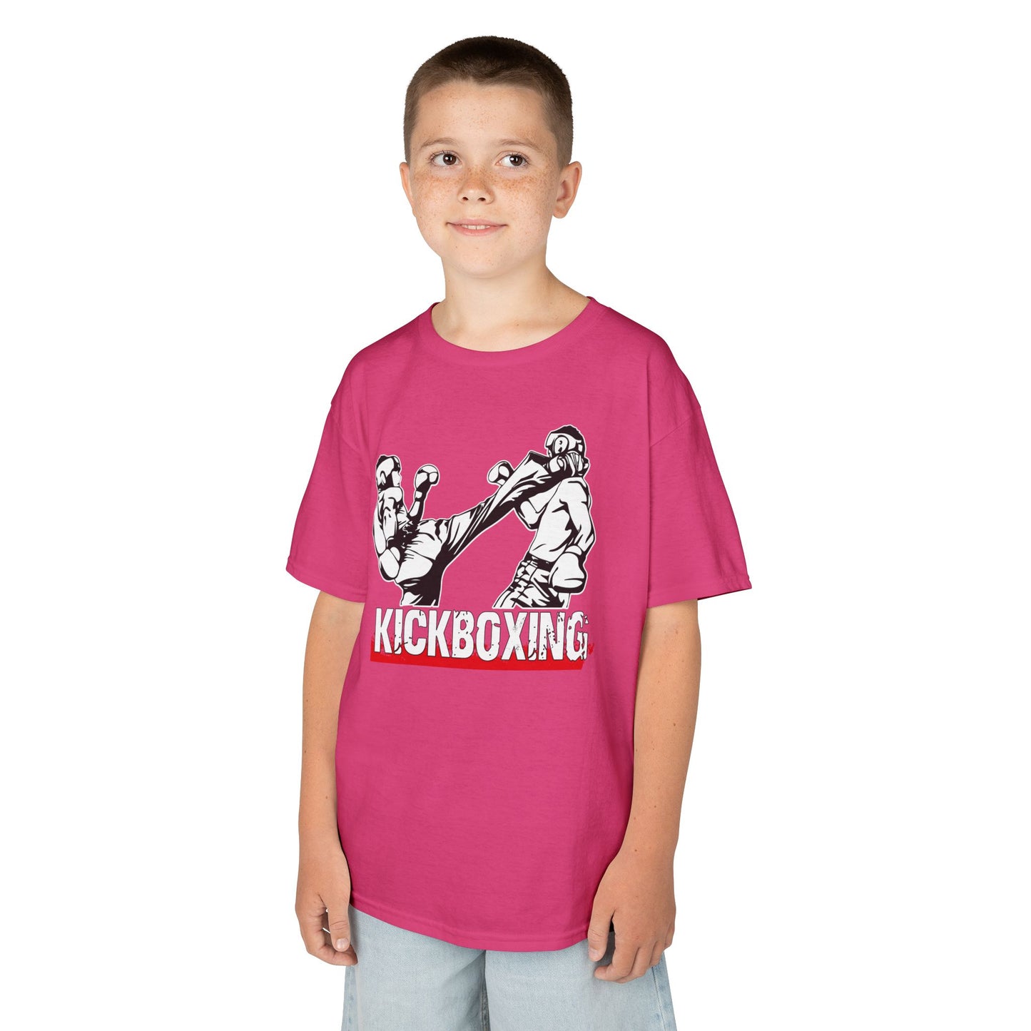 Kids Kickboxing Cotton T-Shirt OnlyBro KB8