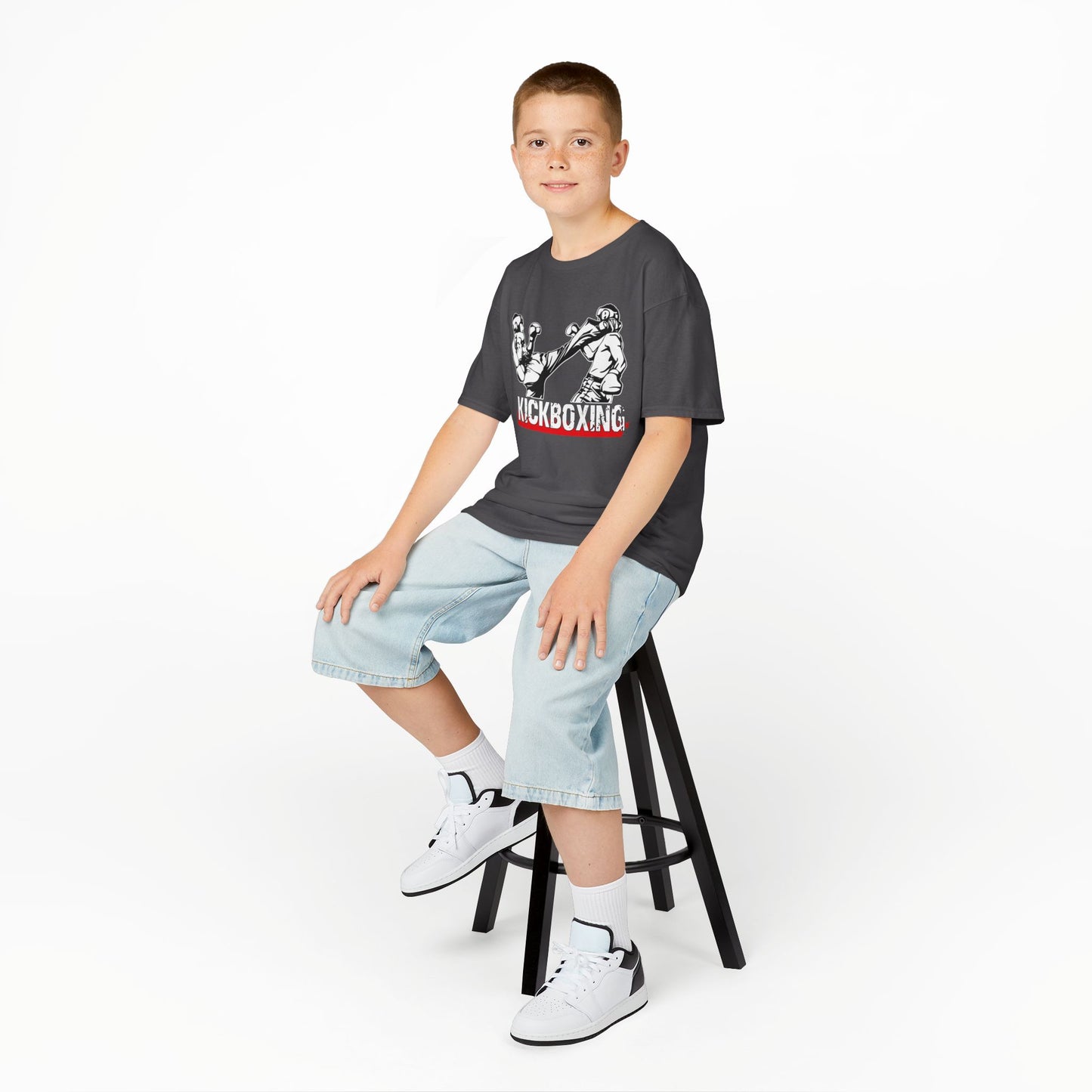 Kids Kickboxing Cotton T-Shirt OnlyBro KB8