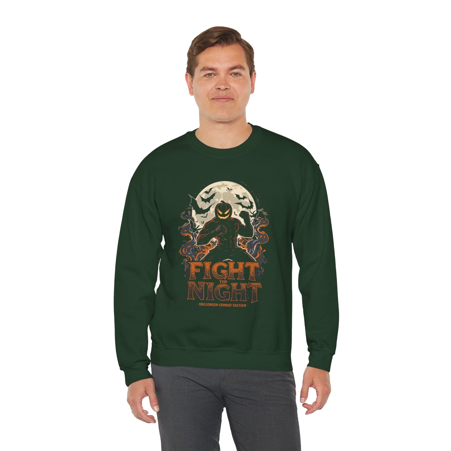 Halloween Fight Night Crewneck Sweatshirt H18