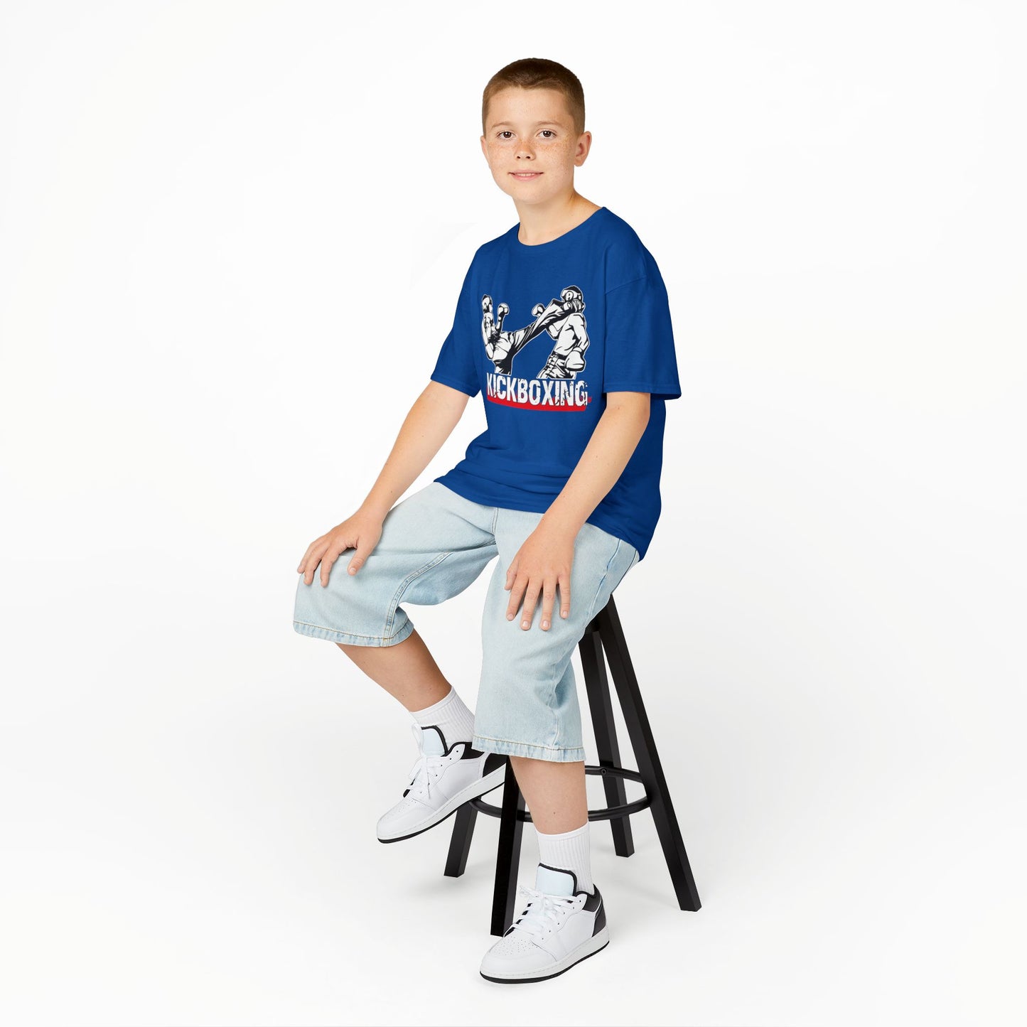 Kids Kickboxing Cotton T-Shirt OnlyBro KB8