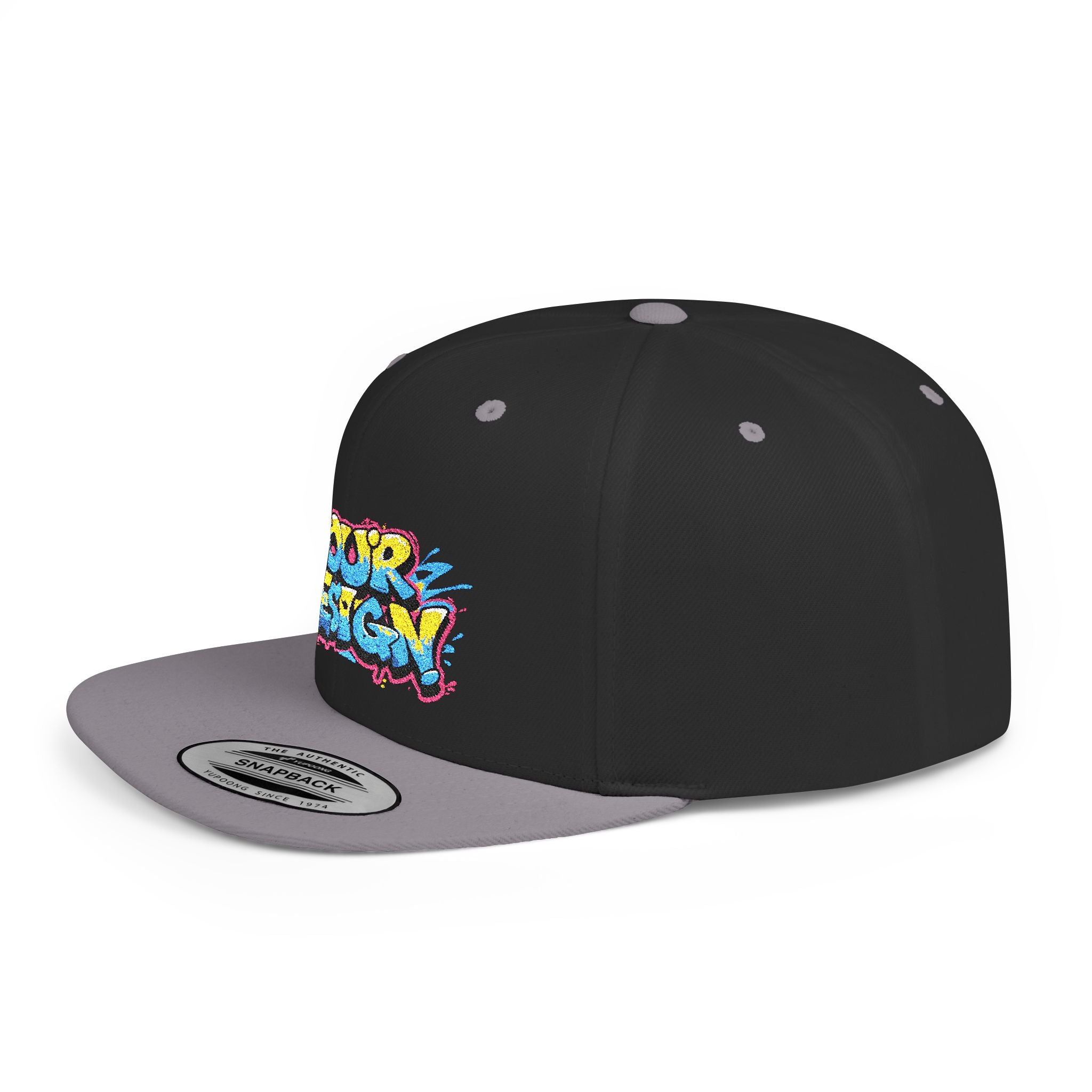 Personalizowana czapka typu snapback z płaskim daszkiem – spersonalizowana czapka