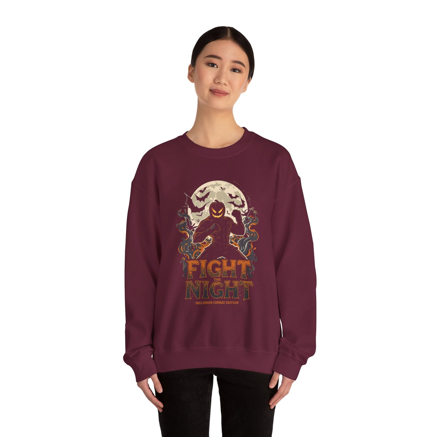 Halloween Fight Night Crewneck Sweatshirt H18