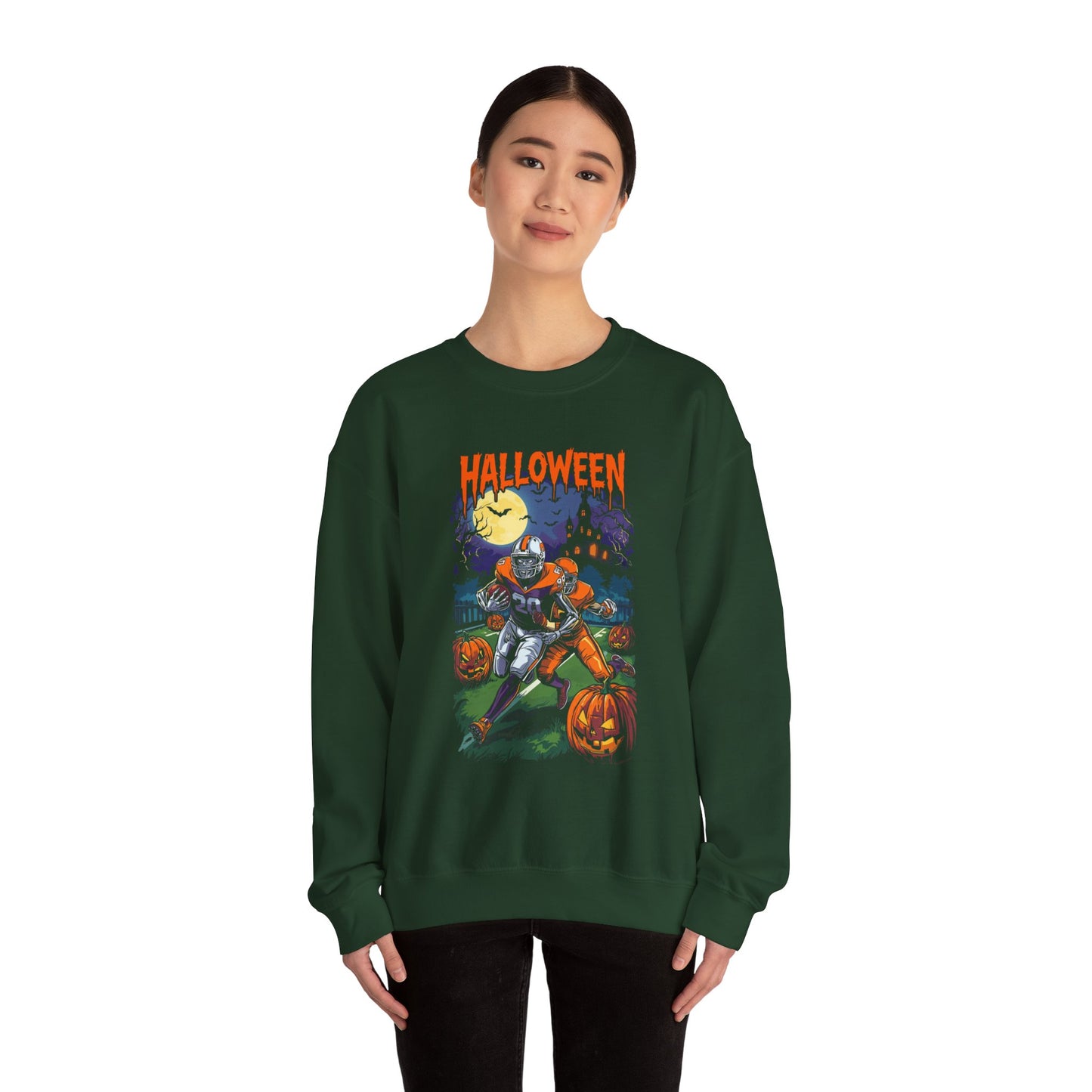 Halloween-Themed Unisex Crewneck Sweatshirt H19