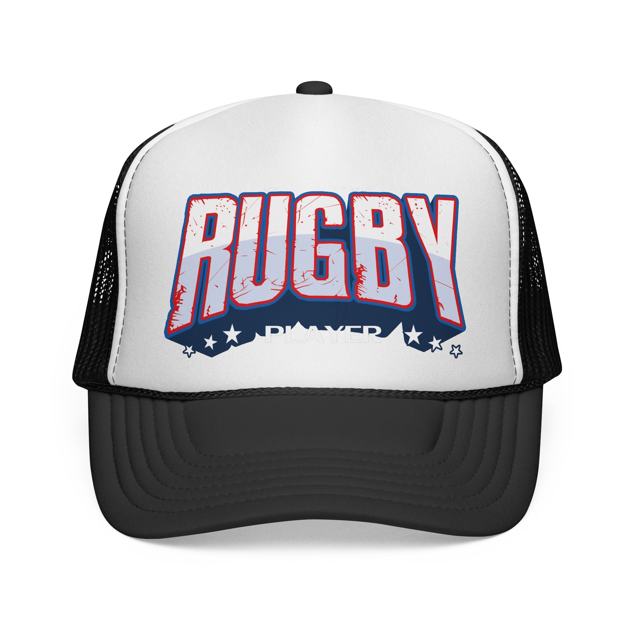 Czapka typu trucker do rugby — stylowa, sportowa czapka z siateczki dla graczy i kibiców