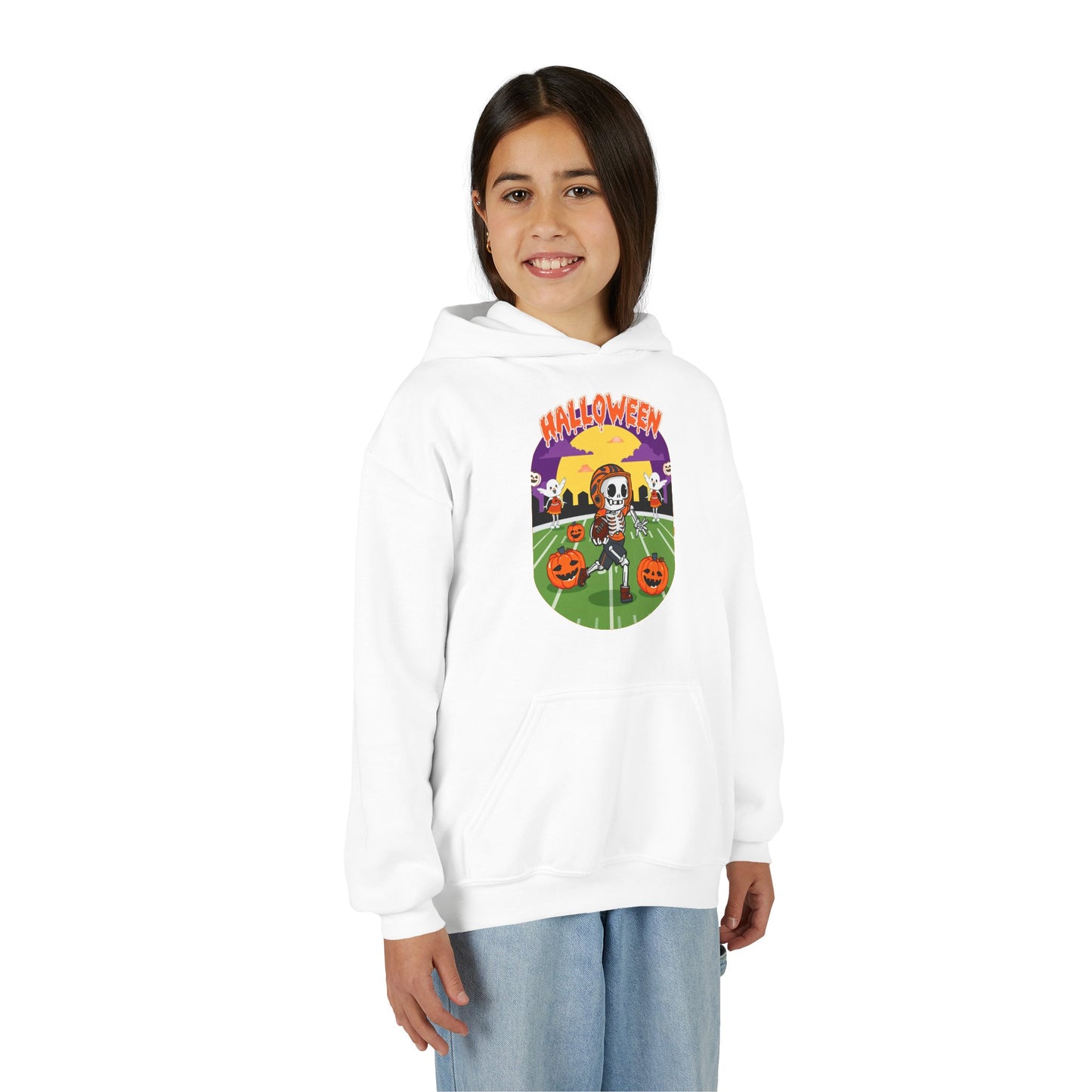 Halloween Skeleton Youth Hoodie H23