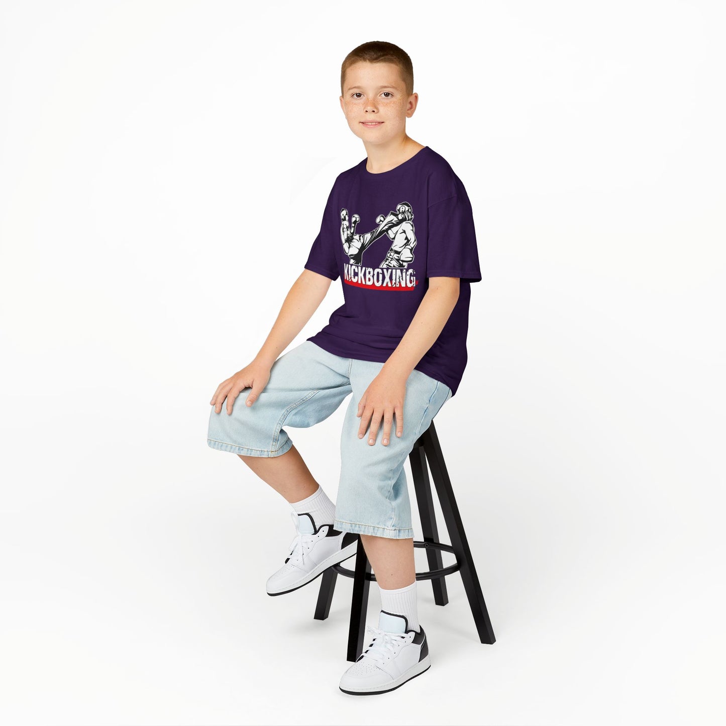 Kids Kickboxing Cotton T-Shirt OnlyBro KB8