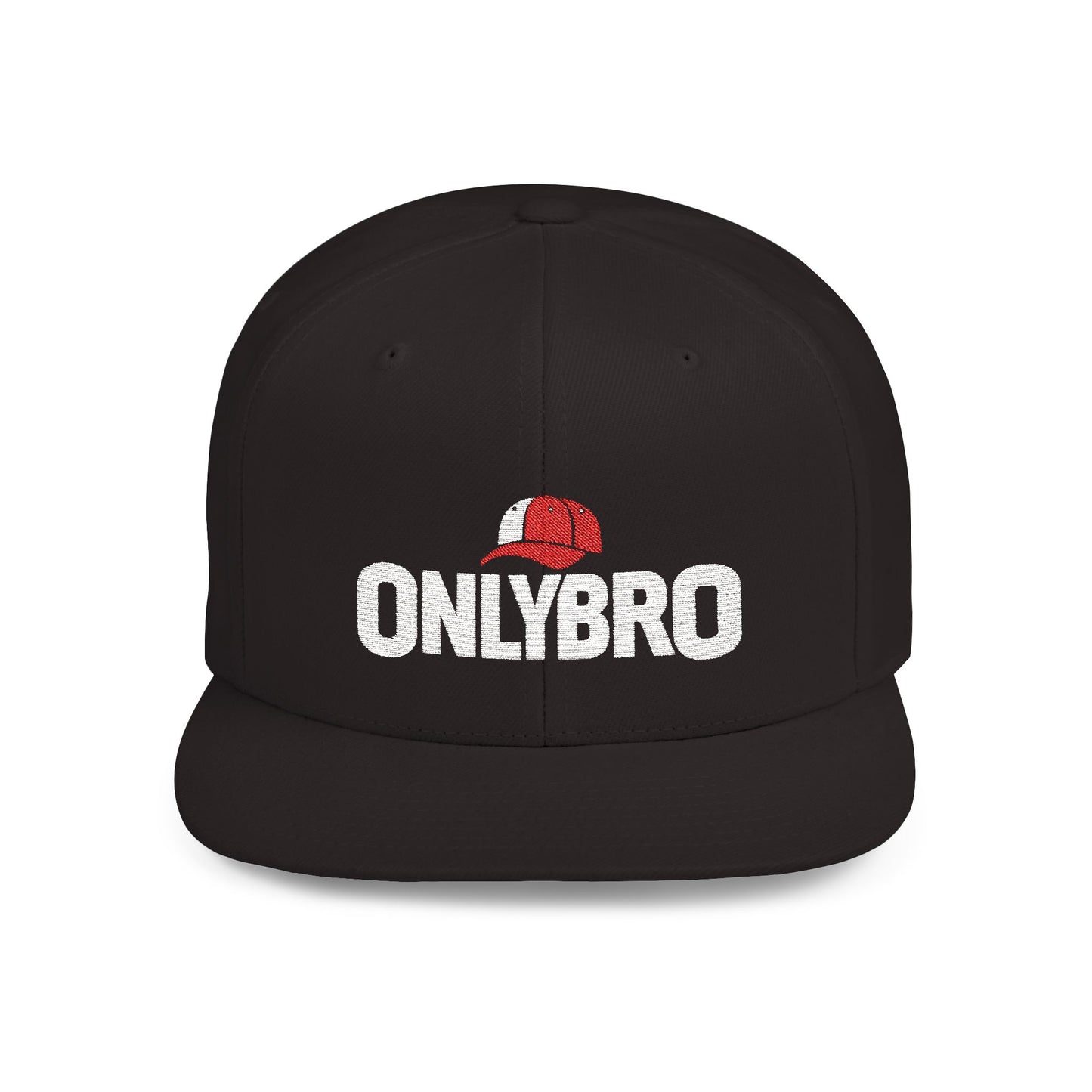 ONLYBRO Flat Bill Snapback Hat - Bold Style for Casual Outings