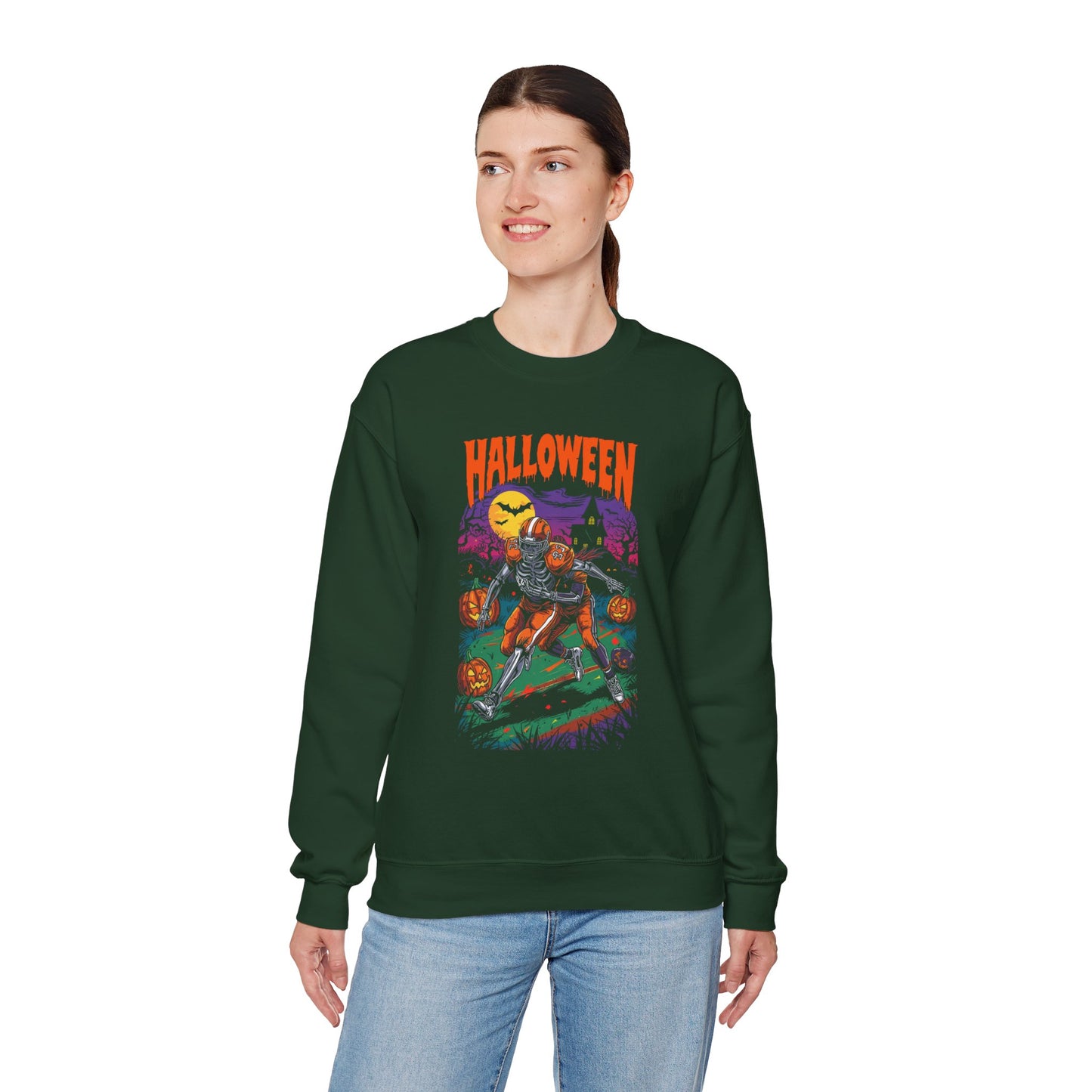 Halloween Graphic Crewneck Sweatshirt H22