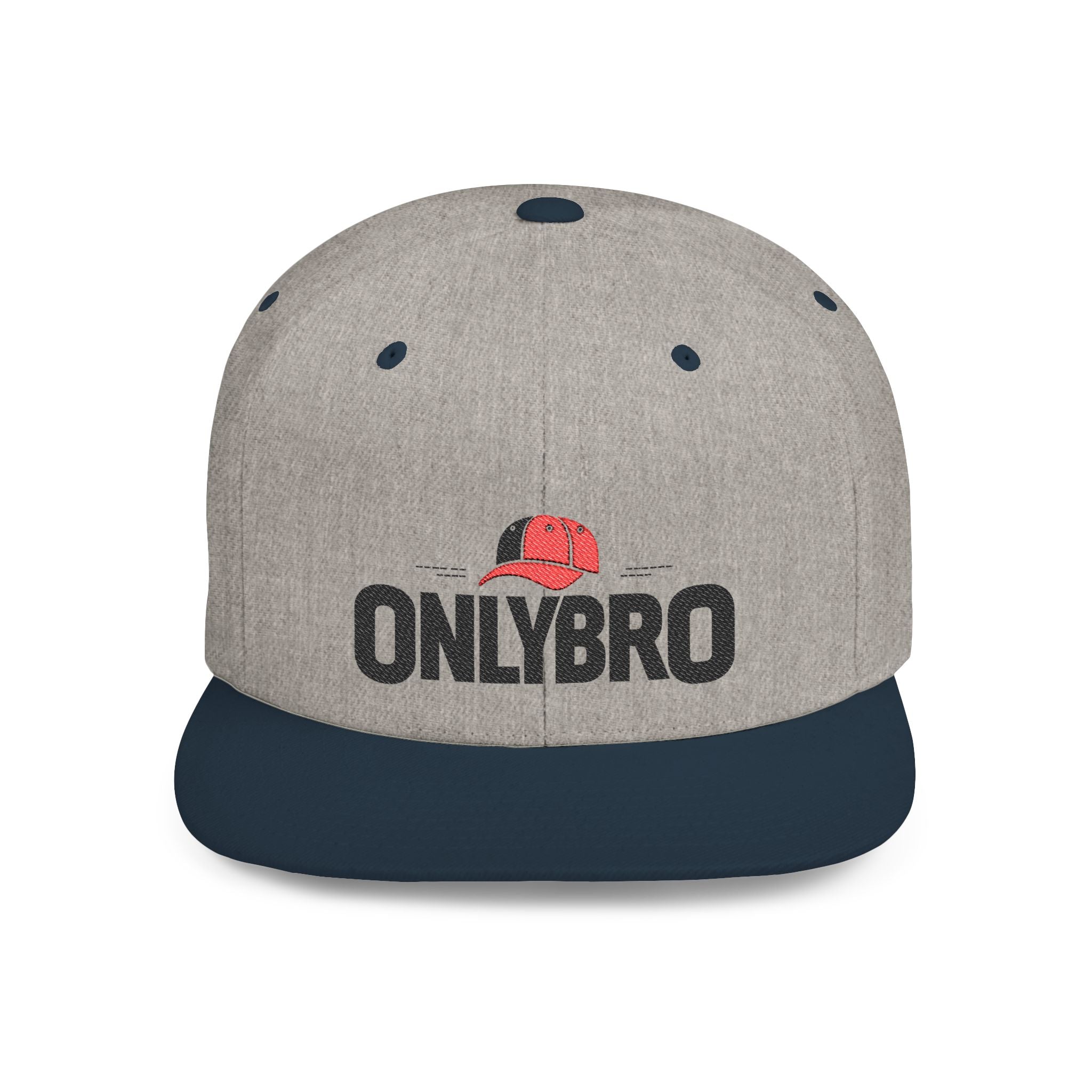 Nowoczesna czapka typu snapback z płaskim daszkiem - ONLYBRO