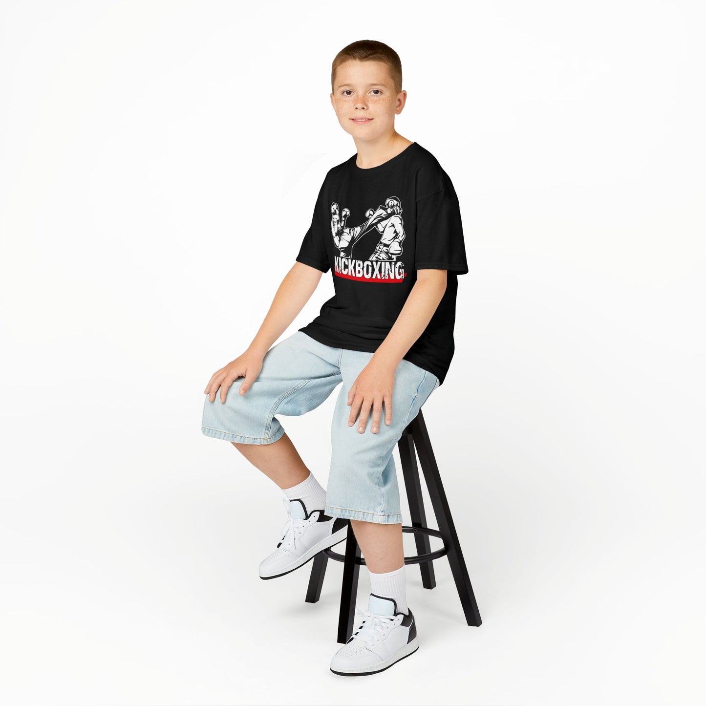 Kids Kickboxing Cotton T-Shirt OnlyBro KB8