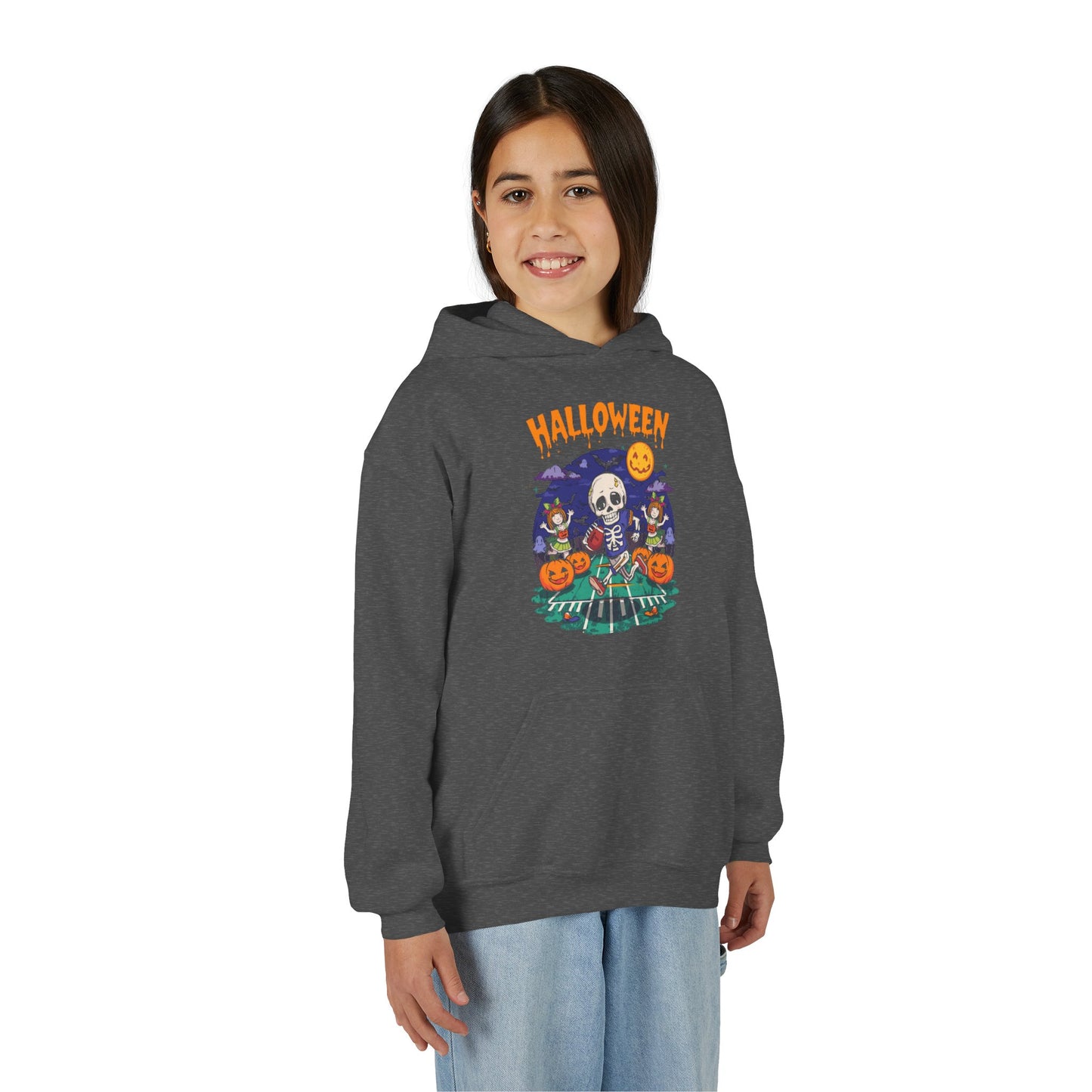 Kids Halloween Skeleton Youth Hoodie H15