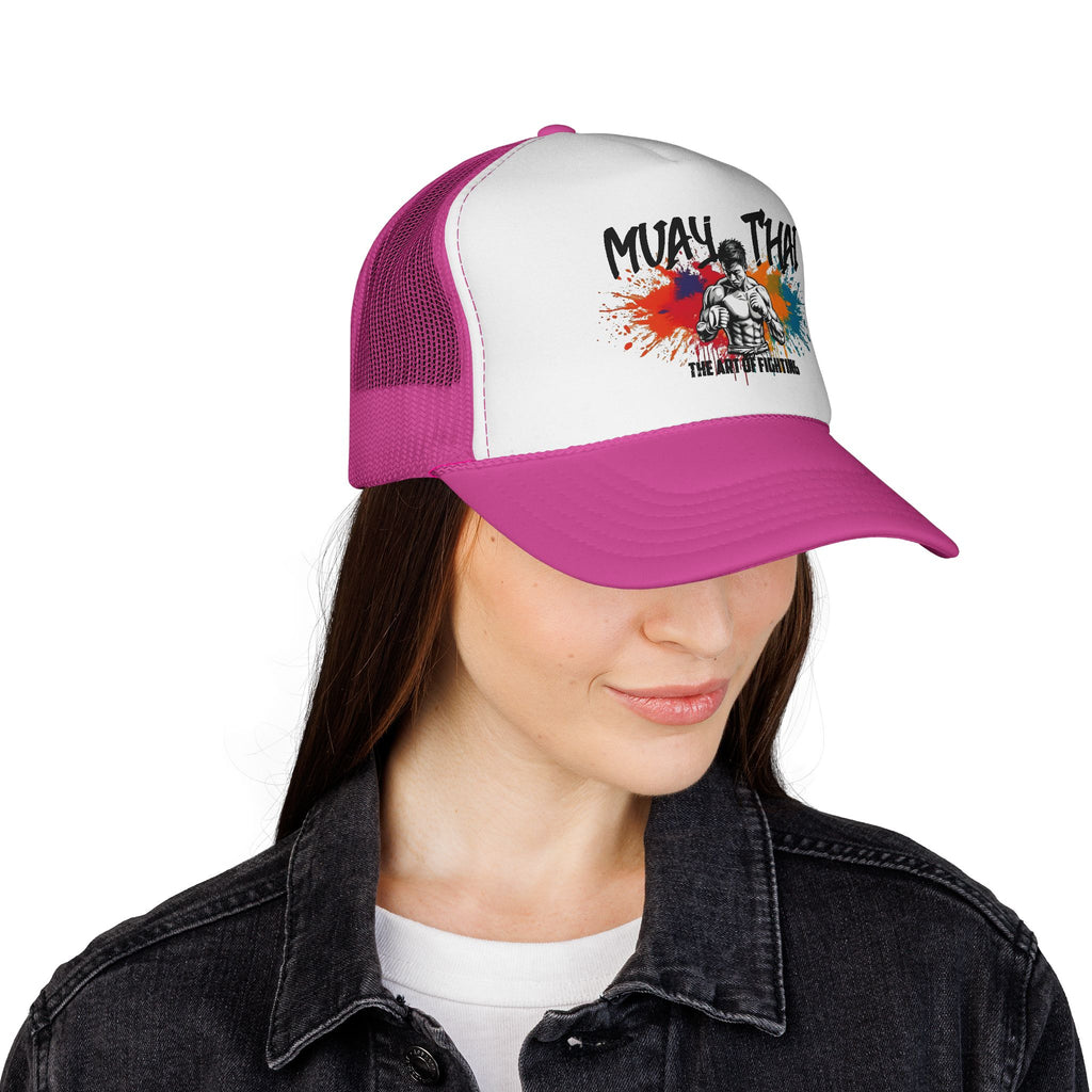 Czapka Muay Thai Trucker – Color Splash Fighter Mesh Hat