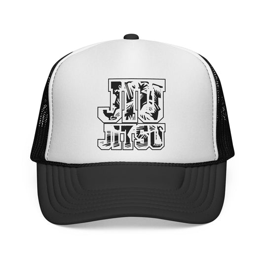 Czapka typu trucker — Jiu Jitsu Vintage Palm Logo