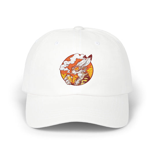 Classic Dad Cap - Sunset Embroidered Hat Bunny1