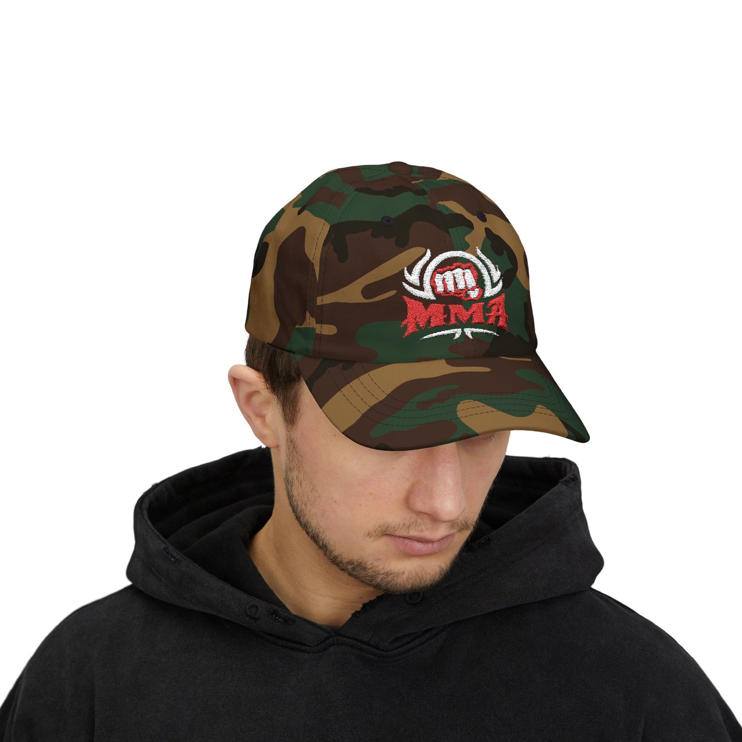 MMA1 v2 Classic Dad Cap - Embroidered Adjustable Baseball Hat for Fighters and Fans