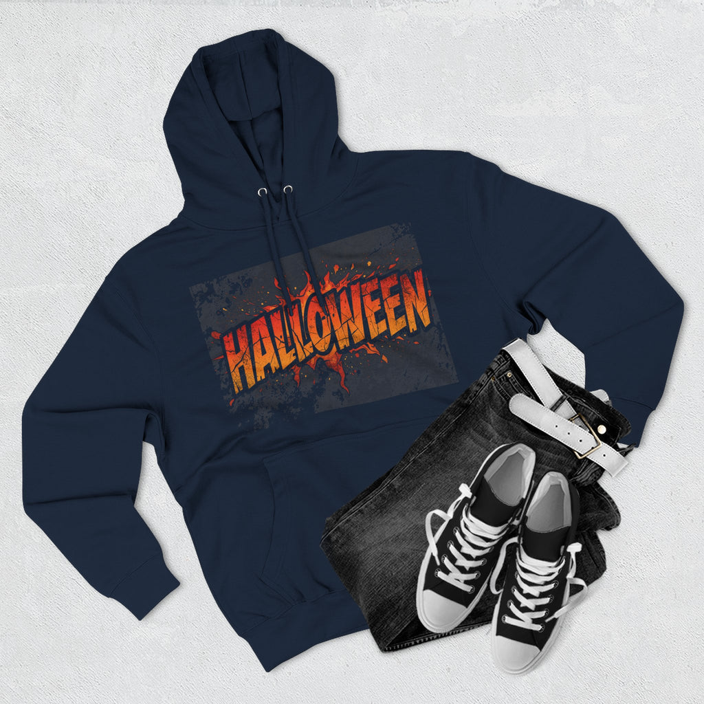 Halloween Football Fleece Hoodie H14