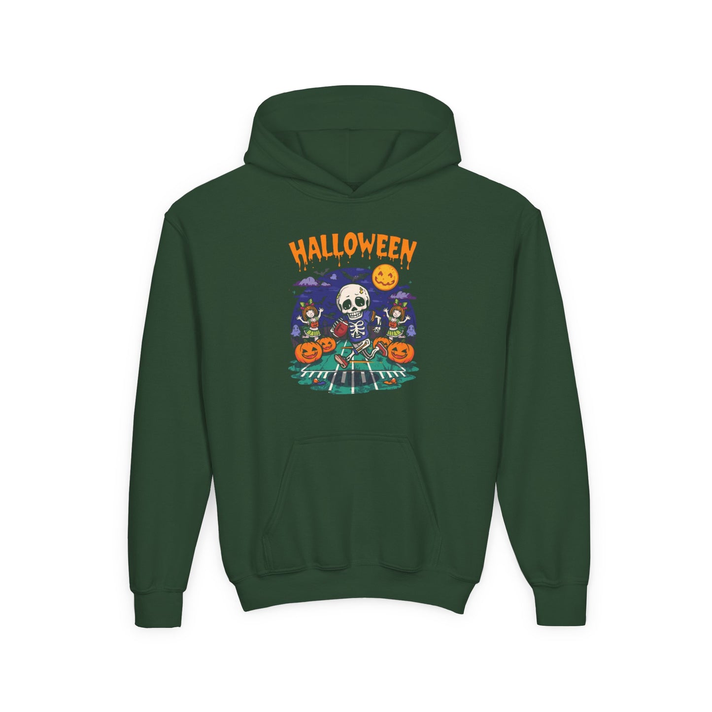 Kids Halloween Skeleton Youth Hoodie H15