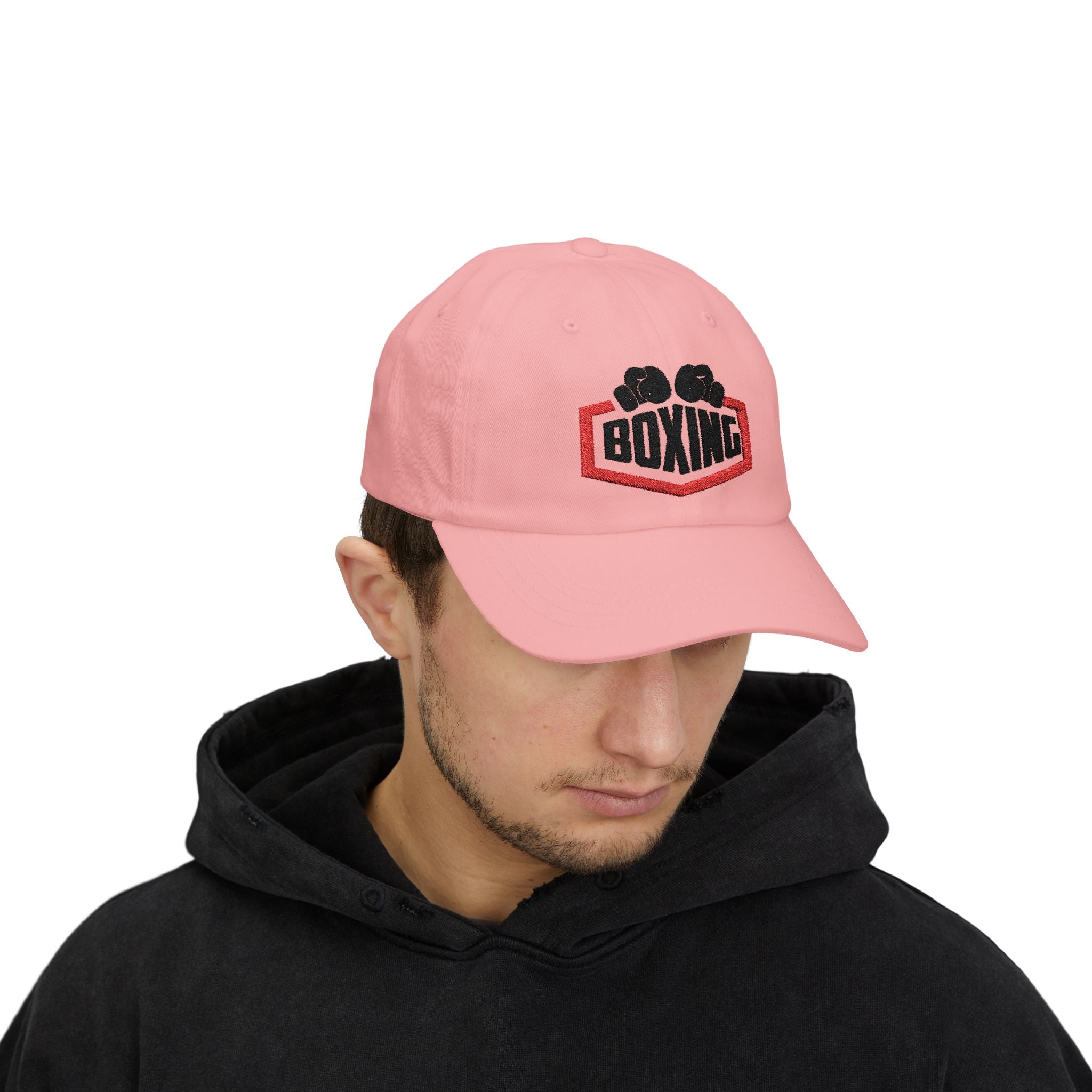 Czapka bokserska BX1 Classic Dad Cap – regulowana, biała, dla entuzjastów fitnessu