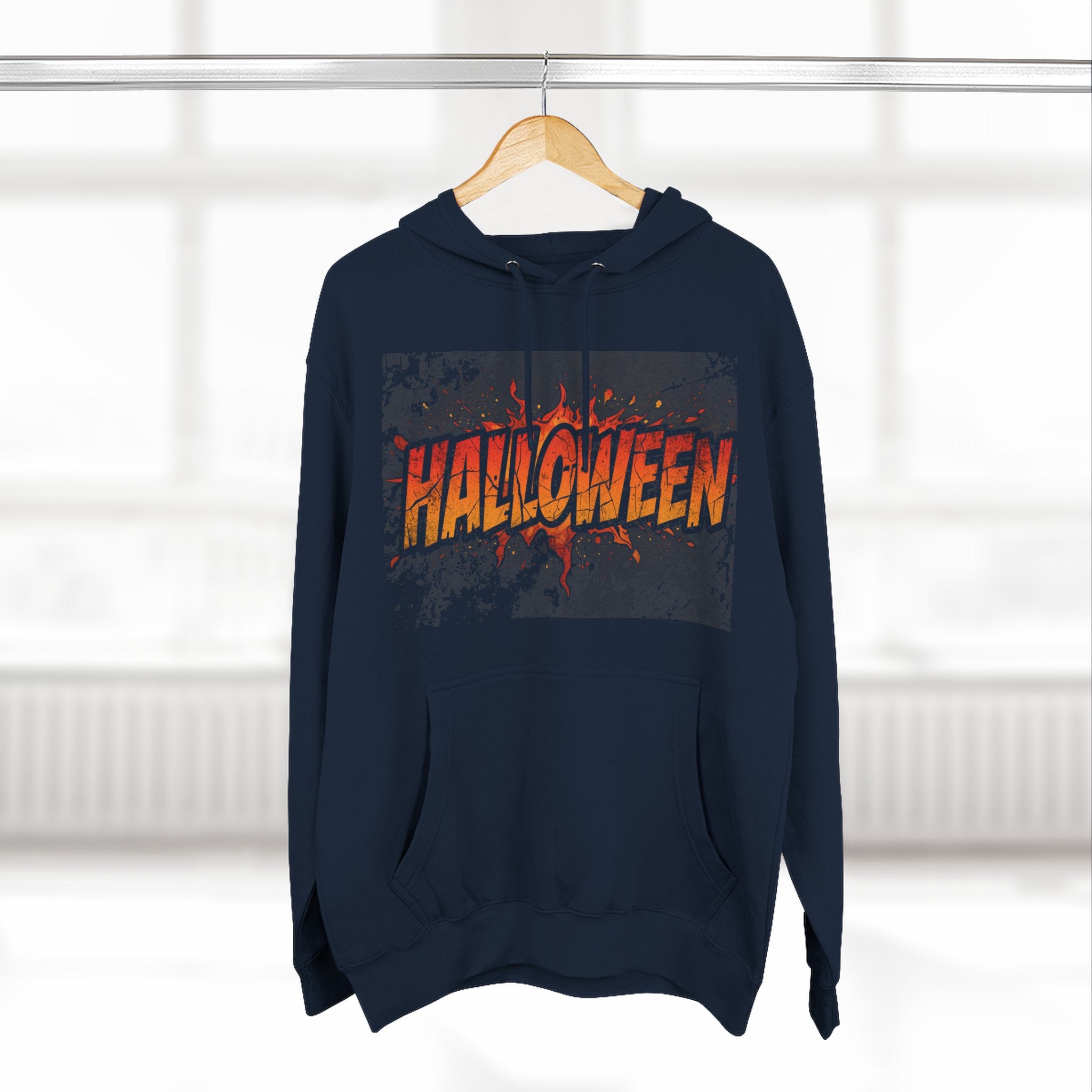 Halloween Football Fleece Hoodie H14