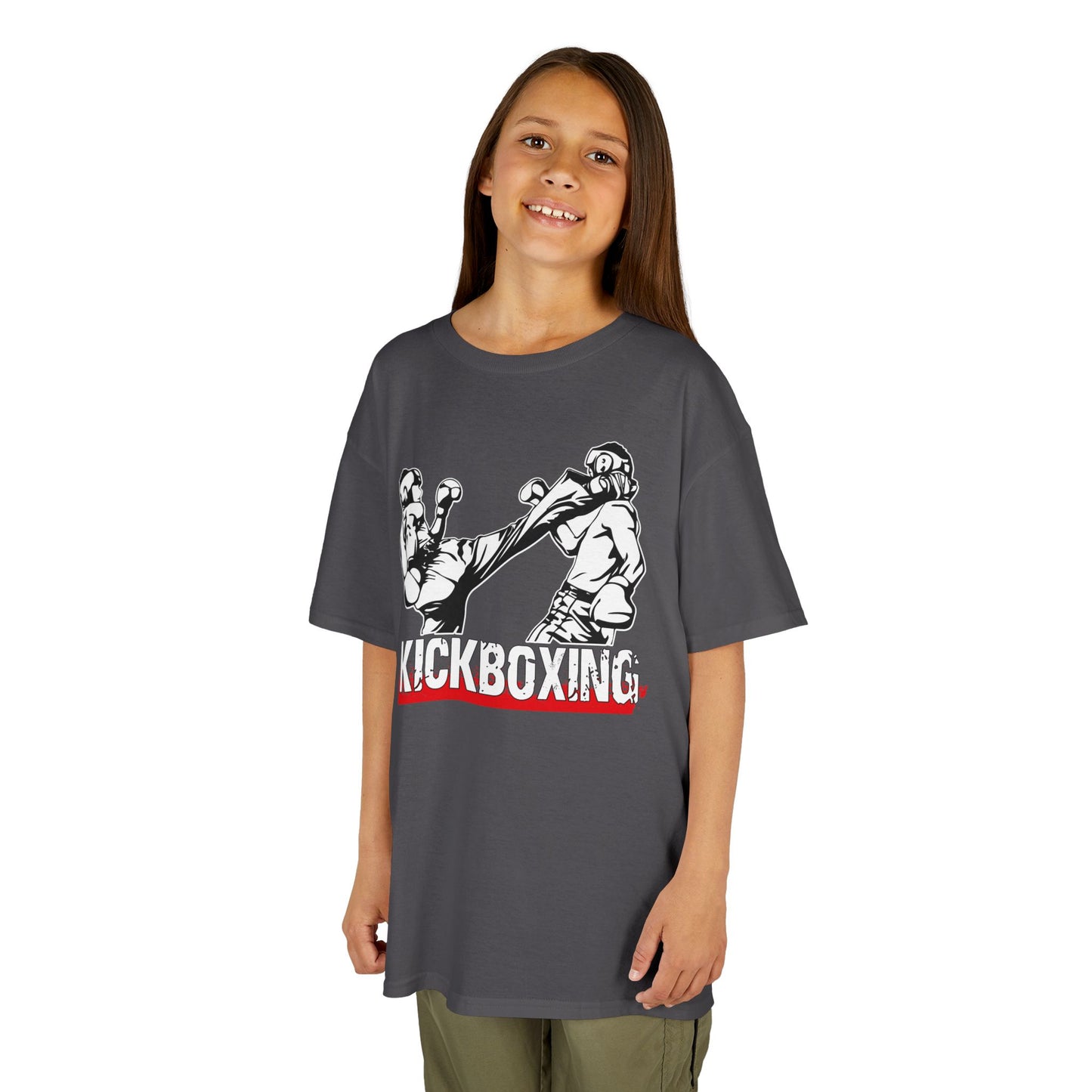 Kids Kickboxing Cotton T-Shirt OnlyBro KB8