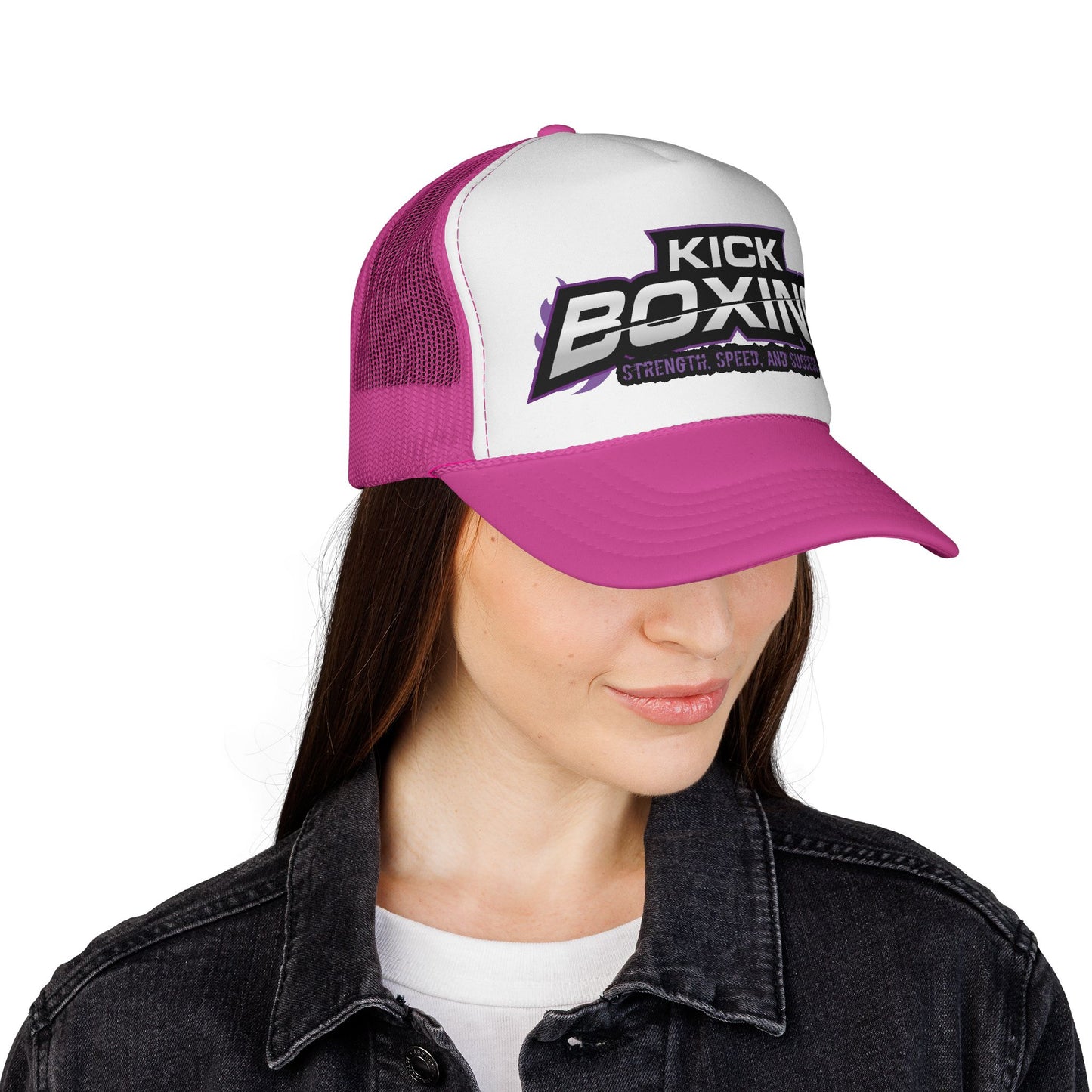 Czapka typu trucker do kickboxingu — siateczka o sile, szybkości i sukcesie