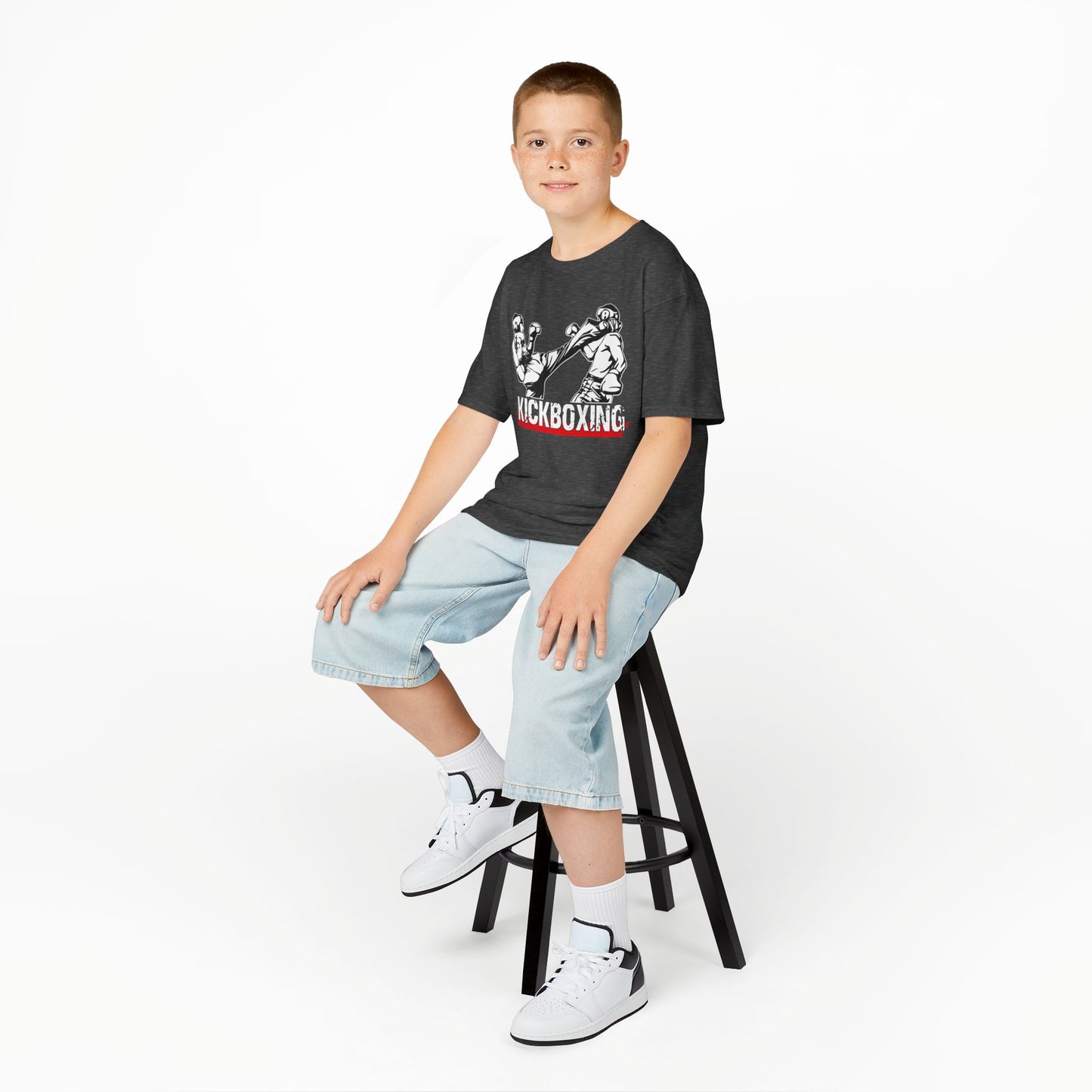 Kids Kickboxing Cotton T-Shirt OnlyBro KB8