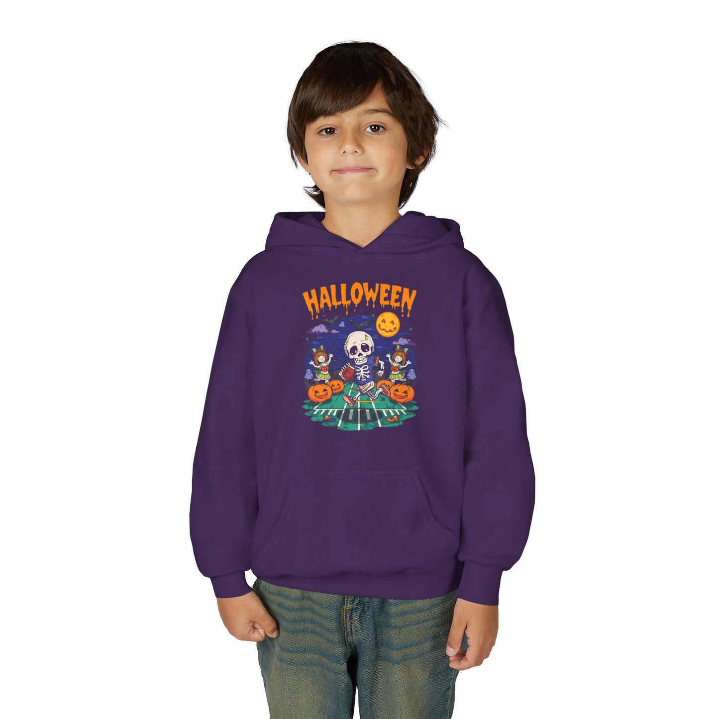 Kids Halloween Skeleton Youth Hoodie H15