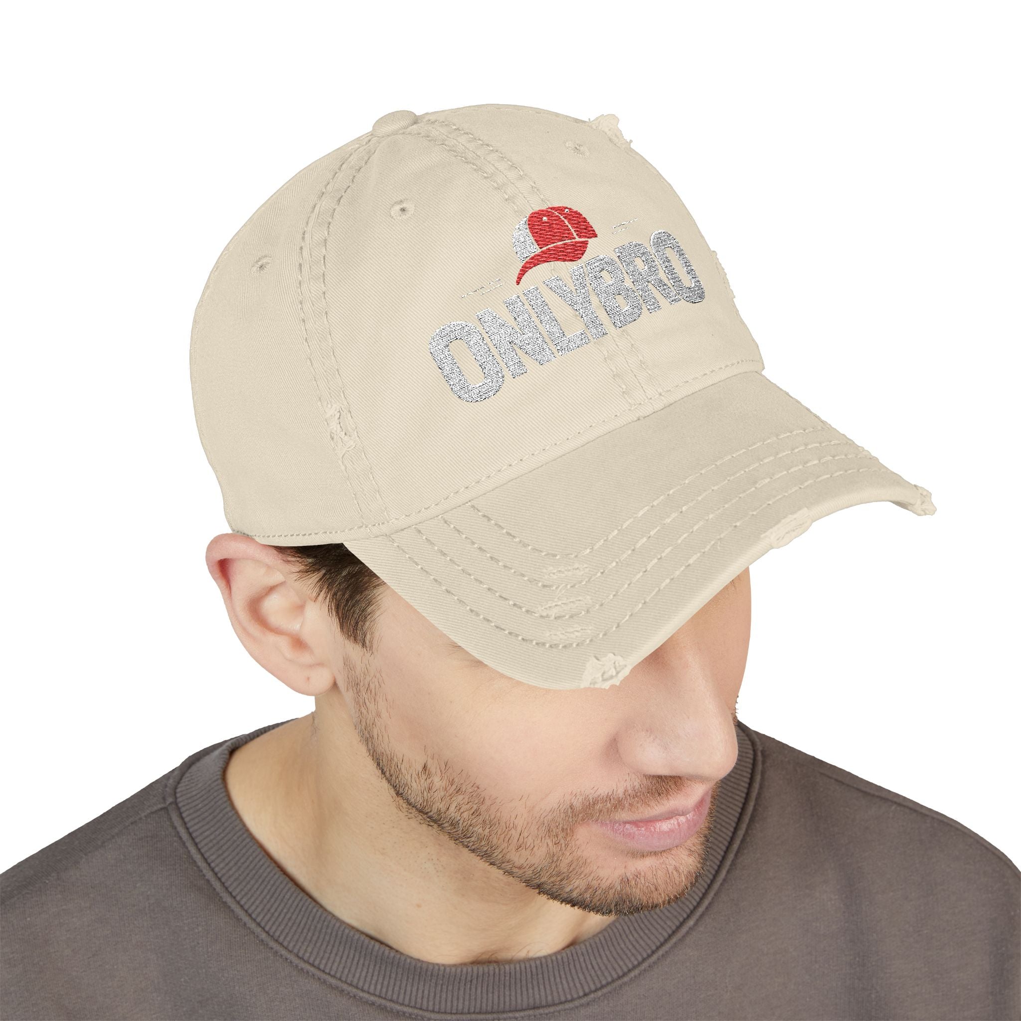 Zniszczony kapelusz dla taty - ONLYBRO