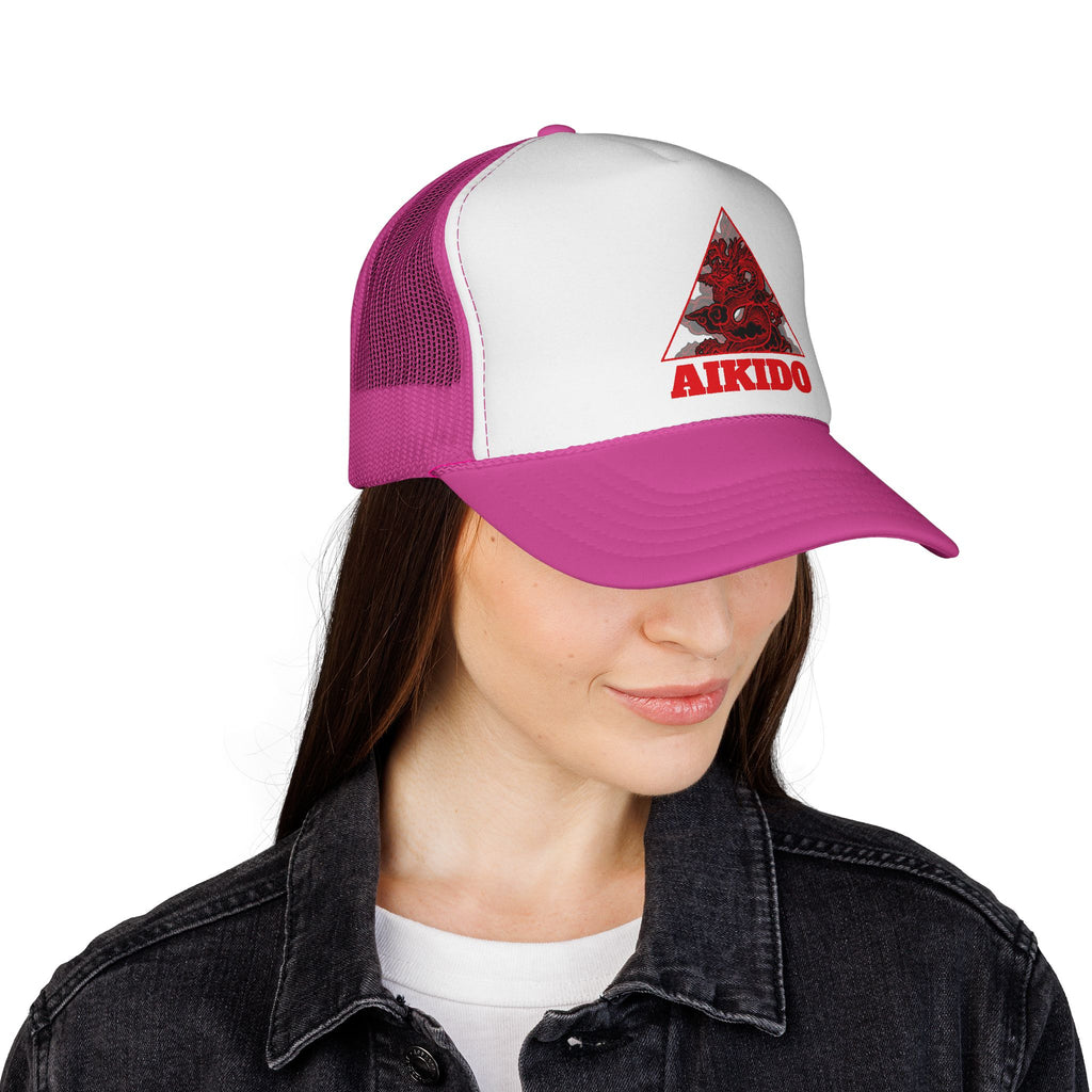 Czapka typu trucker Aikido — Red Dragon Triangle Martial Arts Hat