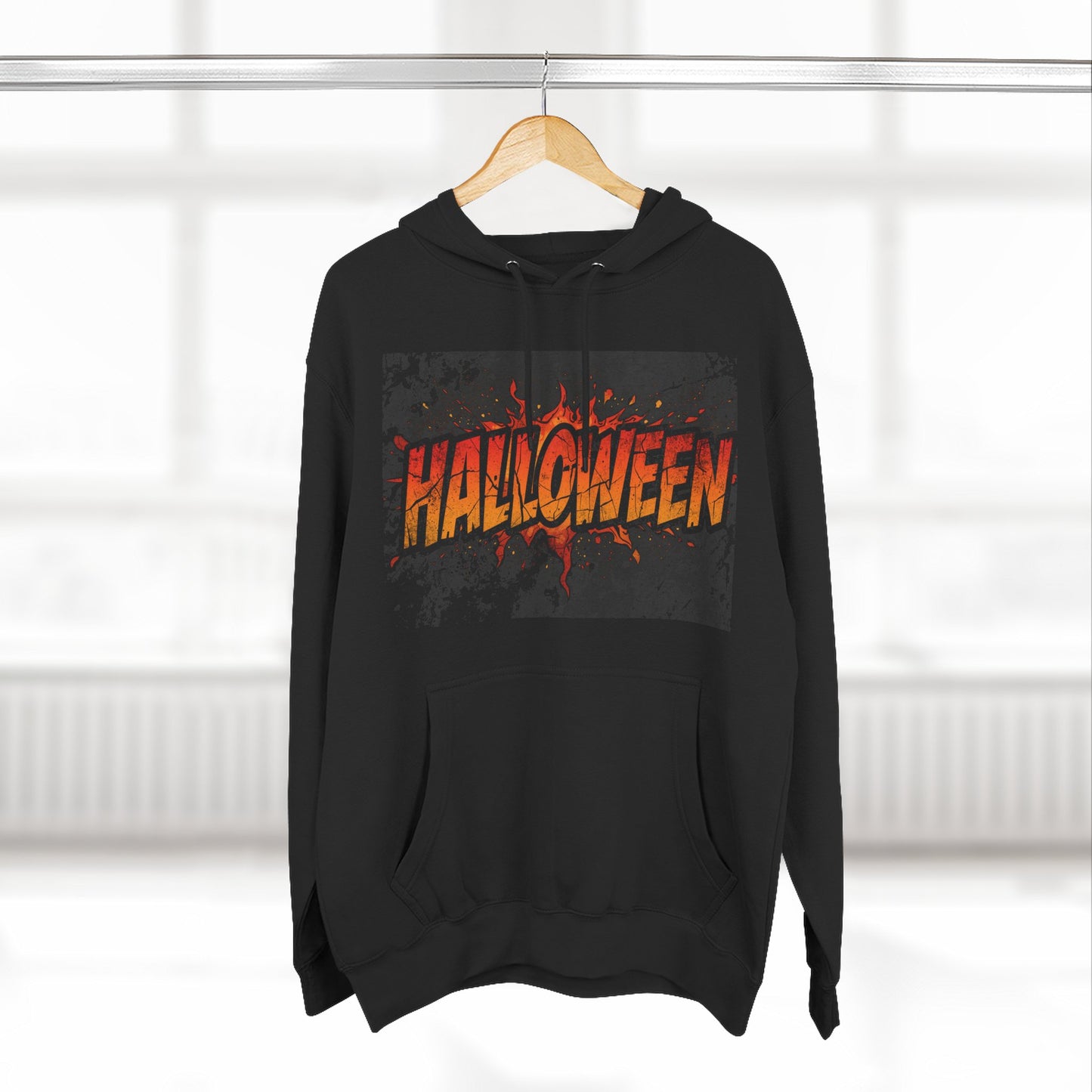 Halloween Football Fleece Hoodie H14