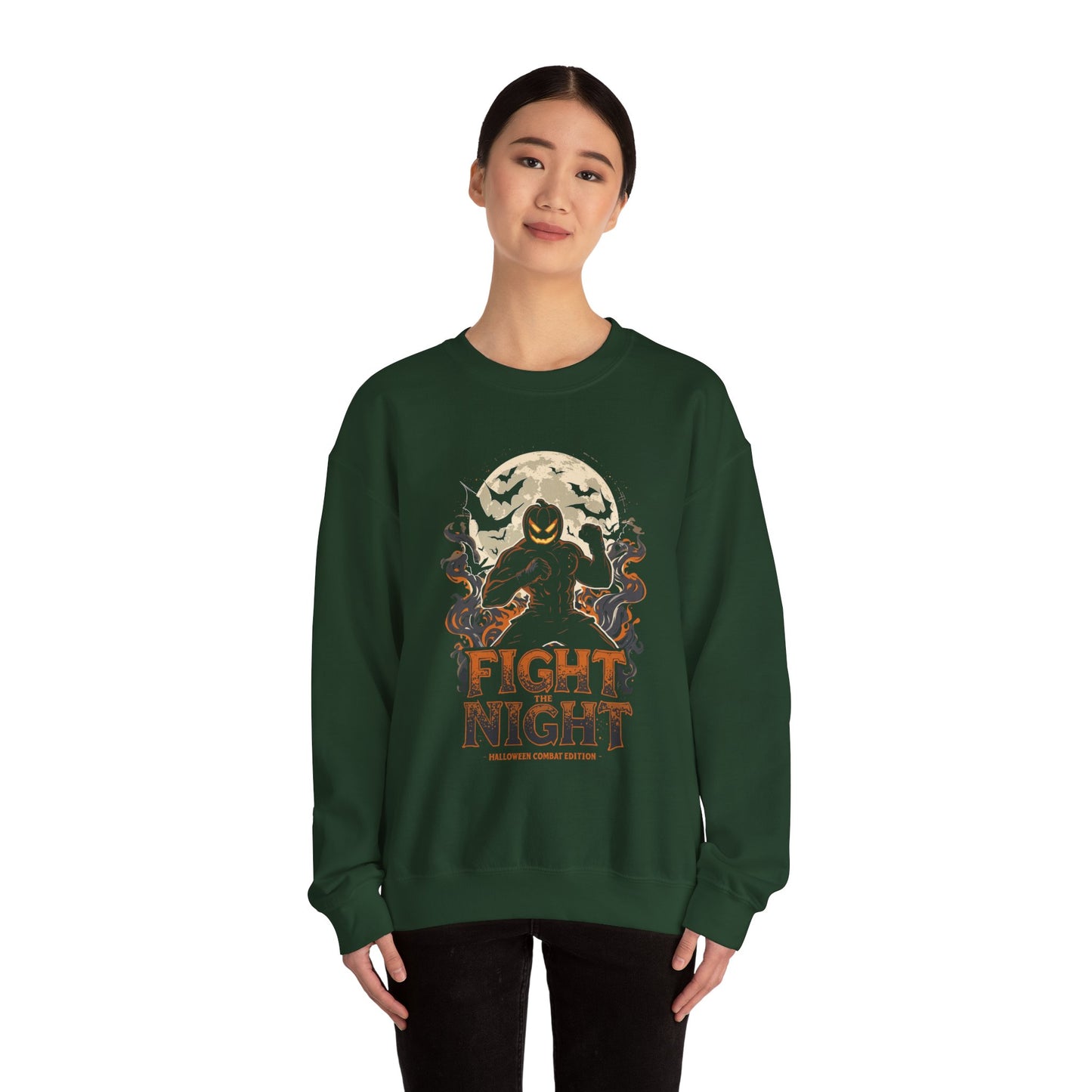 Halloween Fight Night Crewneck Sweatshirt H18