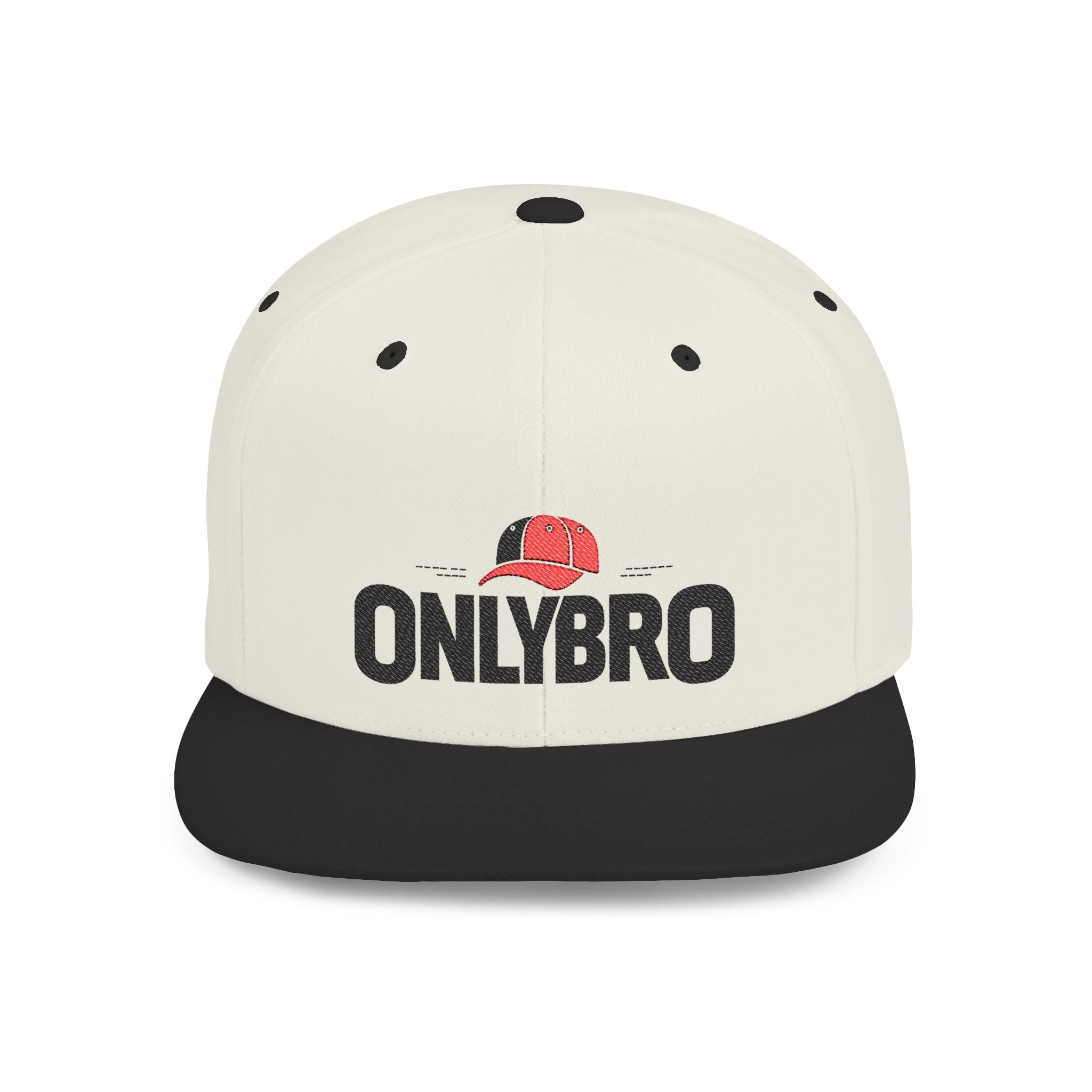 Nowoczesna czapka typu snapback z płaskim daszkiem - ONLYBRO